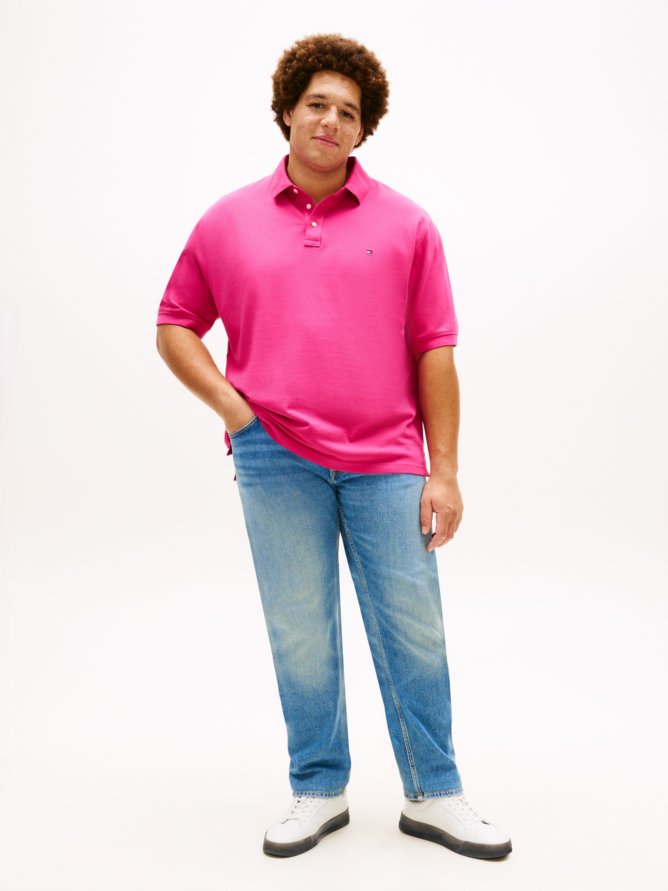 Tommy Hilfiger Big & Tall Poloshirt »1985 - REGULAR« elastisch, Regular Fit für große Größen
