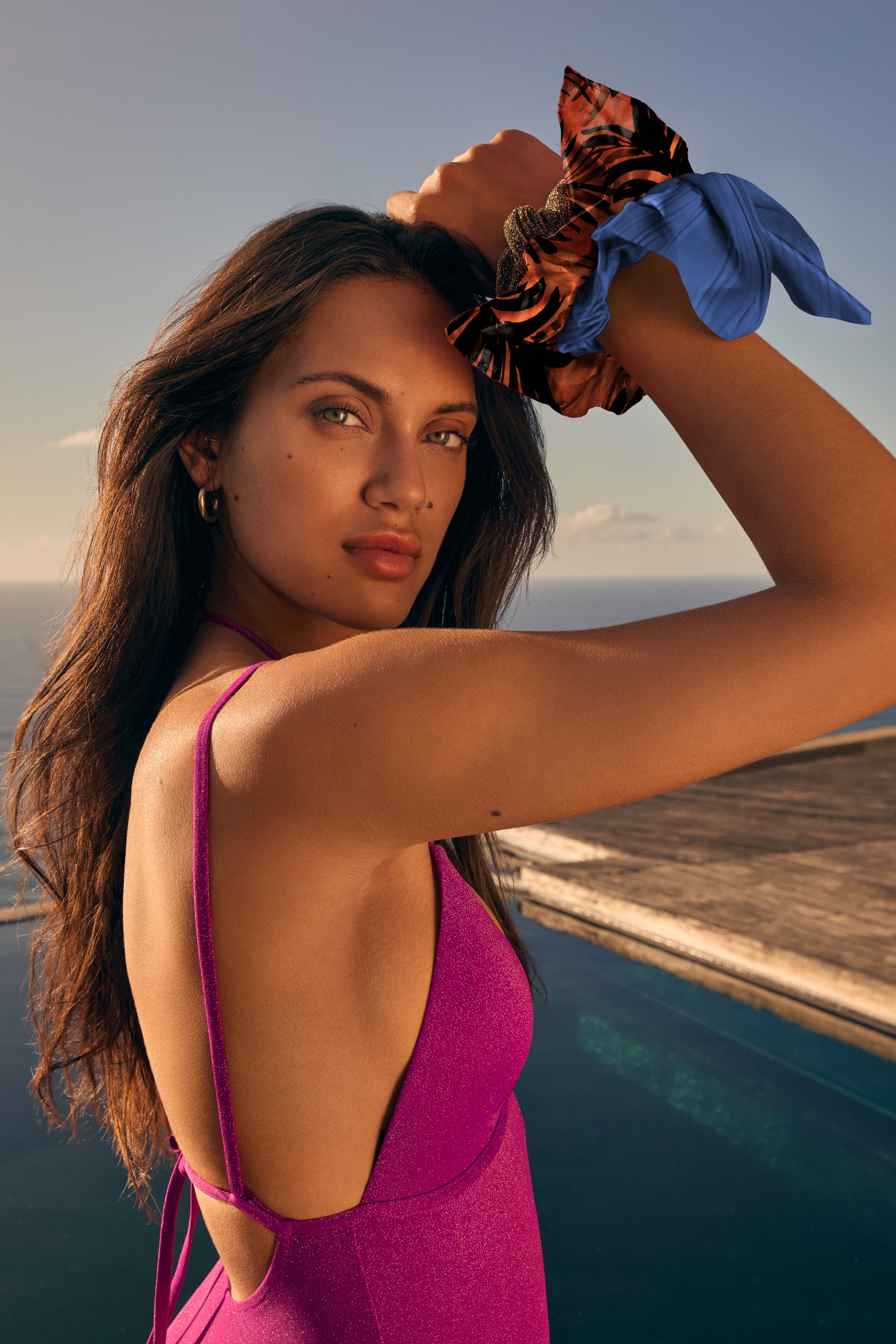 Triumph Badeanzug »Summer Sunset OP 01« weicher Lurex