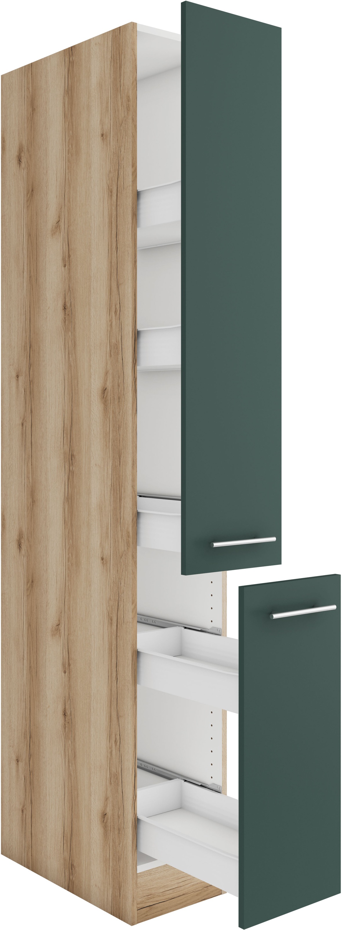 OPTIFIT Apothekerschrank »Bella«, Breite 30 cm, Höhe 206,8 cm, 2 Auszüge
