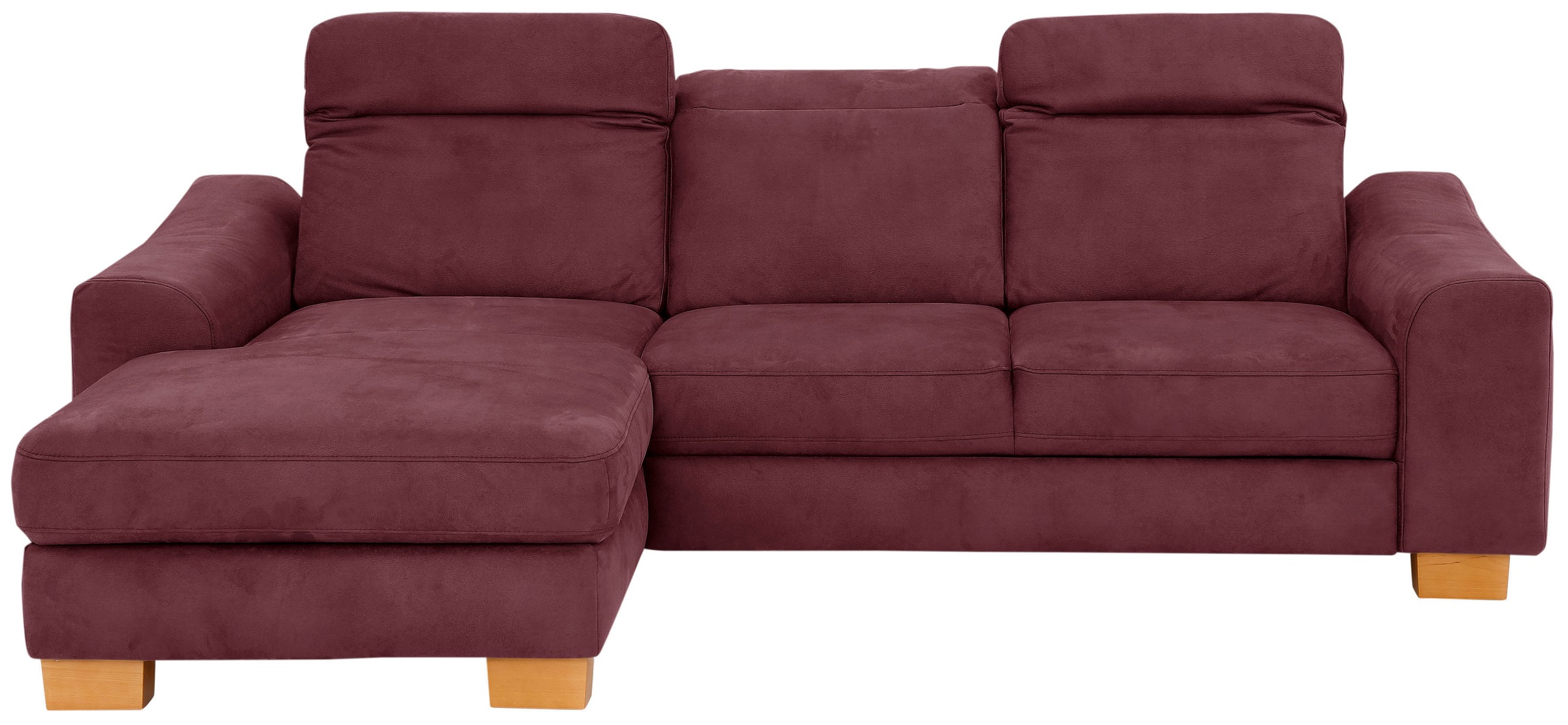 Home affaire Ecksofa »Dundee L-Form«, wahlweise mit Kopfteilverstellung und zusätzlich mit Bettfunktion