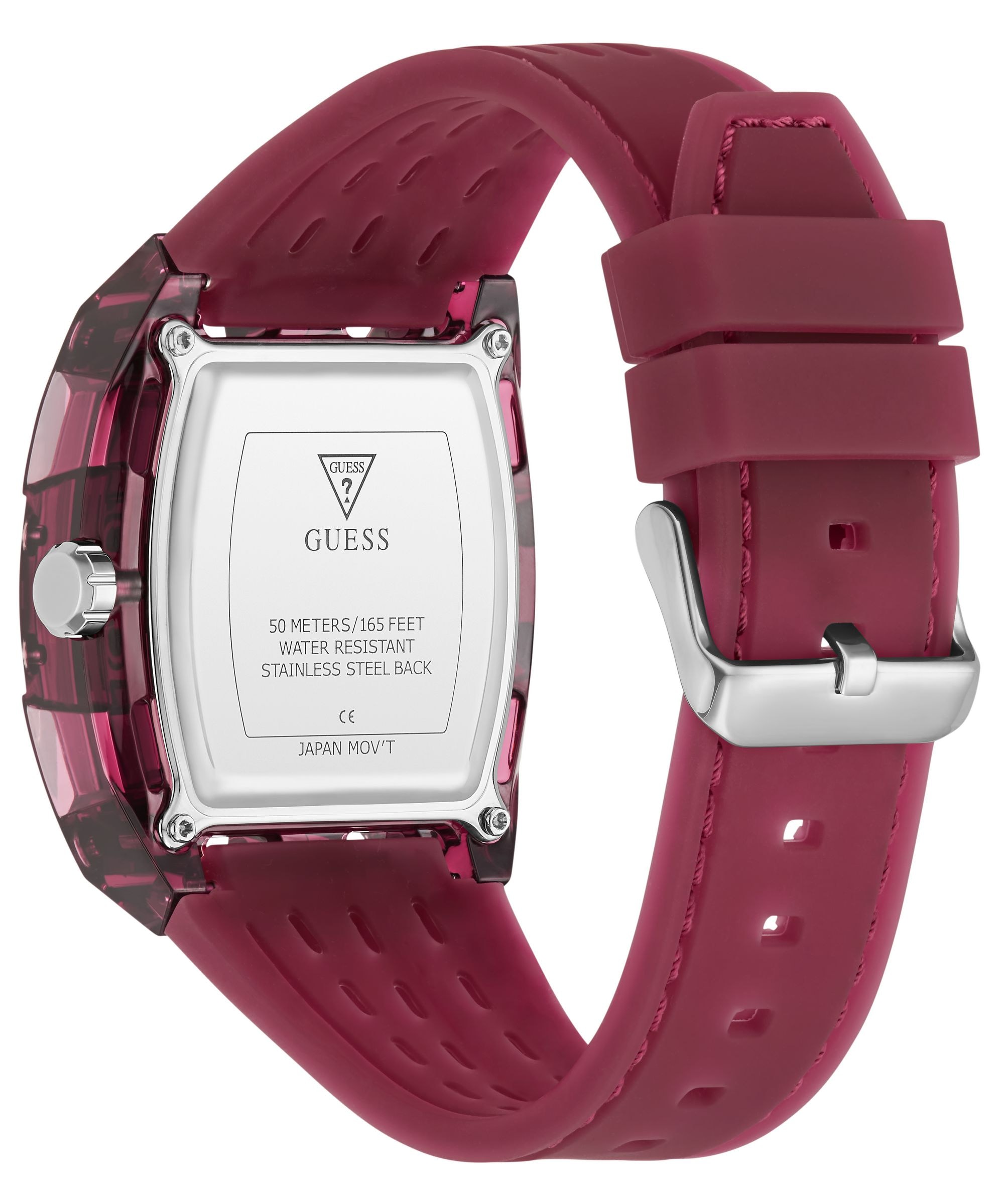 Guess Multifunktionsuhr »PHOENIX« Quarzuhr, Armbanduhr, Herrenuhr, Silikonarmband, analog, Wochentag