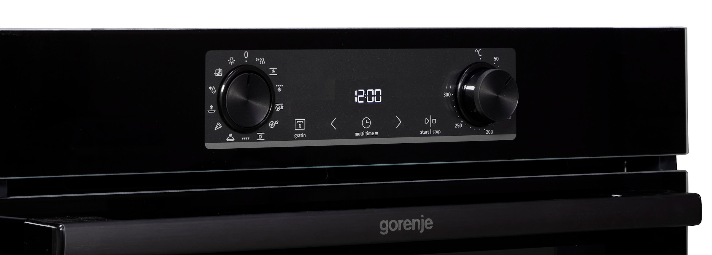 GORENJE Einbaubackofen »BOS6737E09BGOT«, BOS6737E09BGOT, mit 2-fach-Teleskopauszug, Aqua-Reinigungsfunktion, ExtraSteam