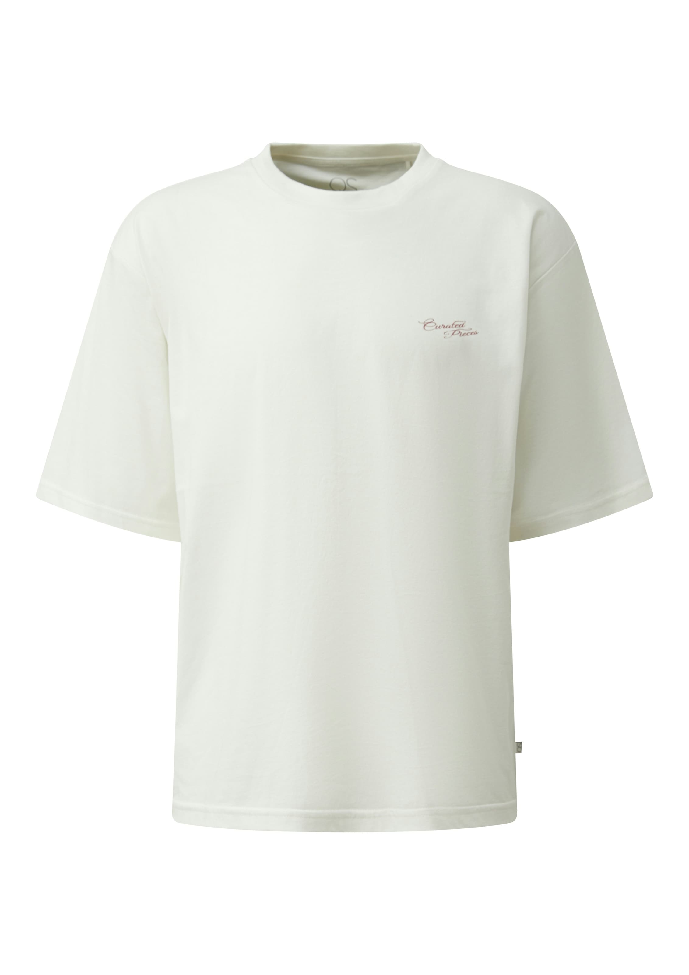 QS T-Shirt Sommershirt mit Rücken-Print
