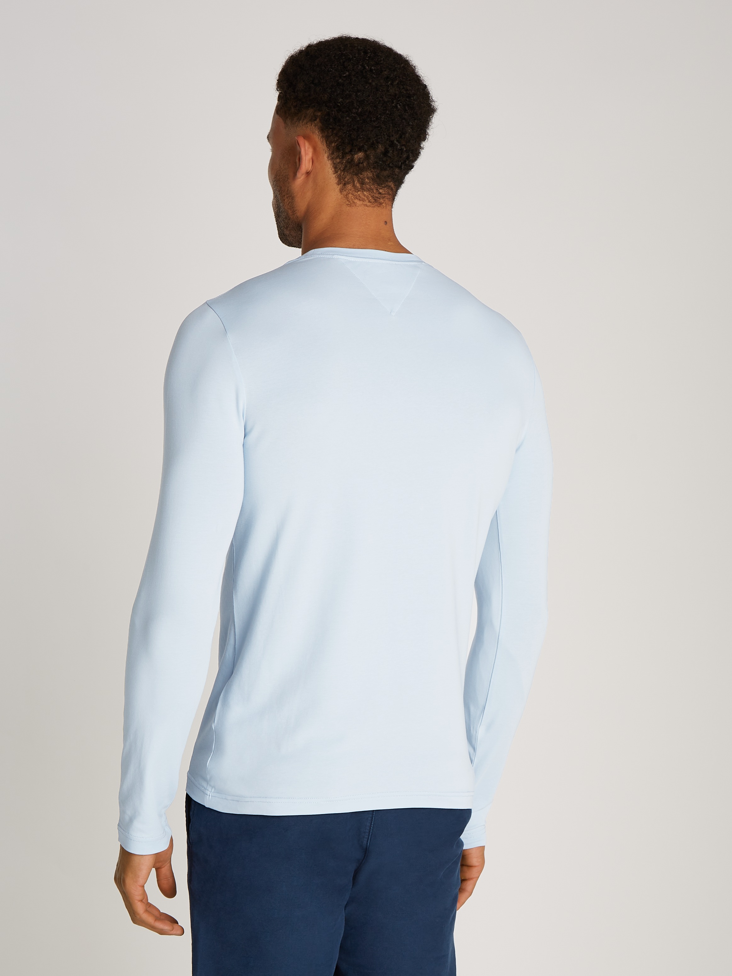 Tommy Hilfiger Langarmshirt »STRETCH SLIM FIT LONG SLEEVE«, aus Baumwollstretch