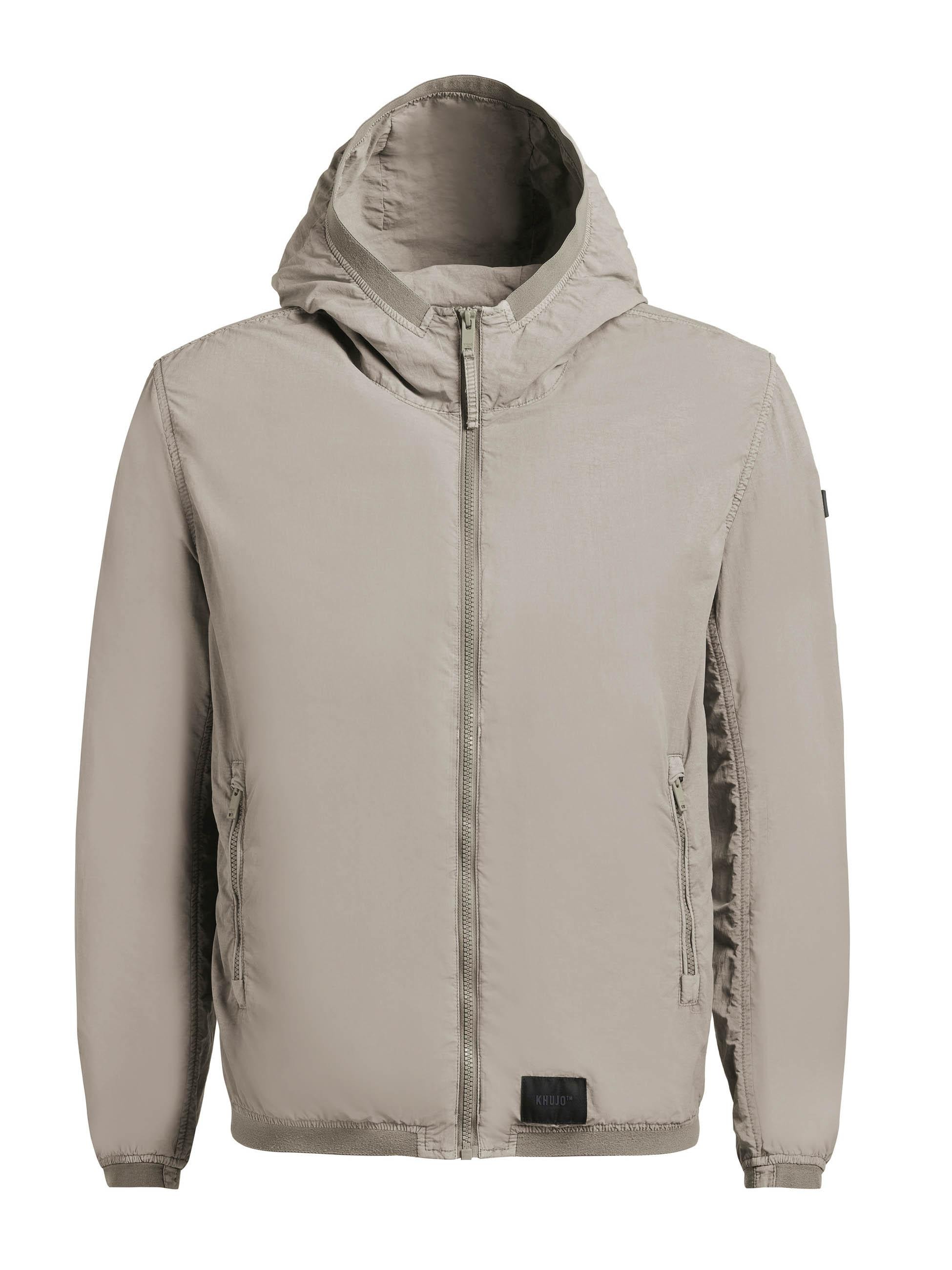 khujo Funktionsjacke »Übergangsjacke Derf« mit Kapuze leichte Übergangsjacke mit Kapuze