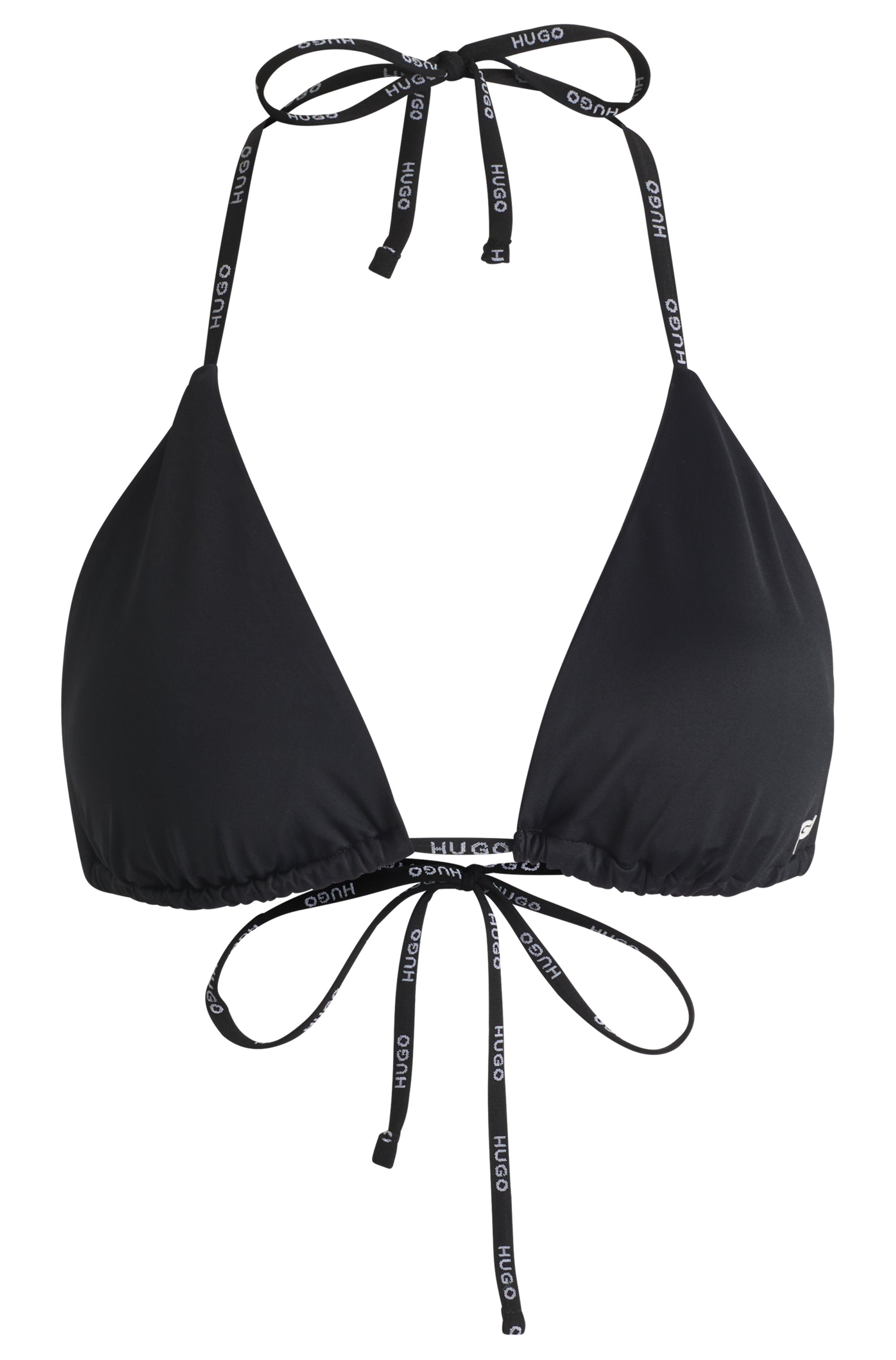 HUGO Underwear Triangel-Bikini-Top »PURE_TRIANGLE« mit herausnehmbaren Polstern