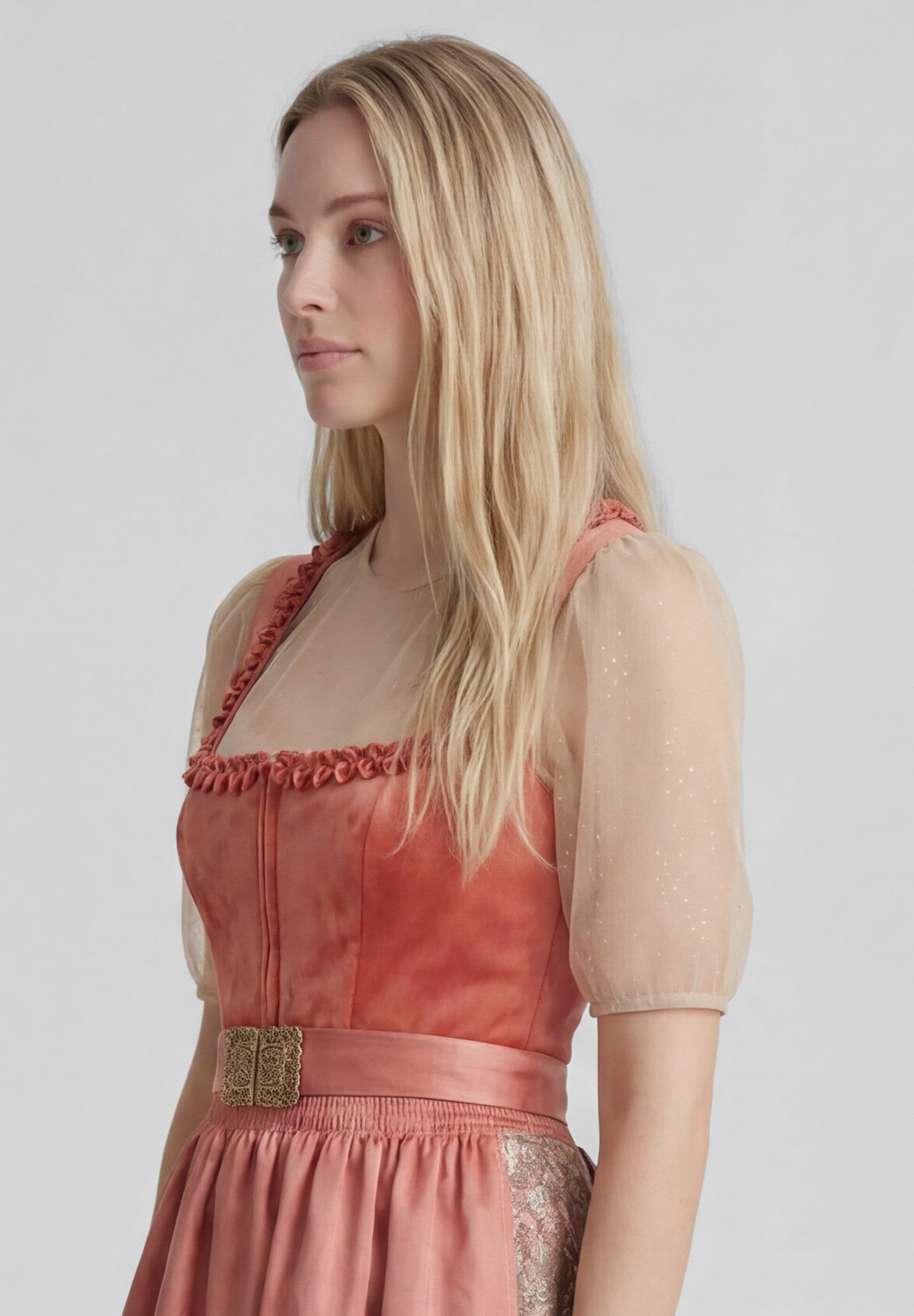 Spieth & Wensky Dirndl »Spieth & Wensky Dirndl Koral« mit dekorativer Schürze