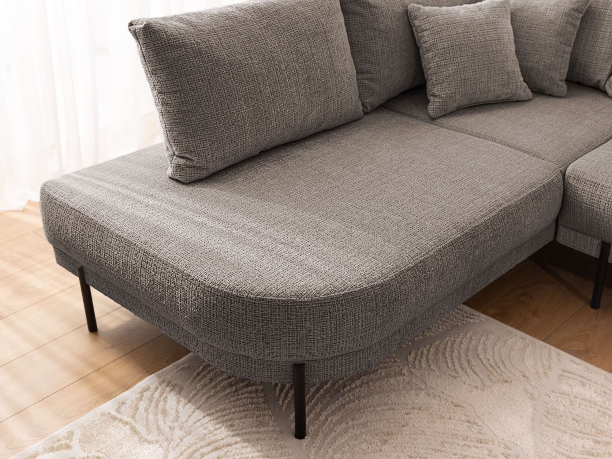 Home affaire Ecksofa »NELLIA L-Form mit Ottomane rechts oder links bestellbar, Breite 231 cm«