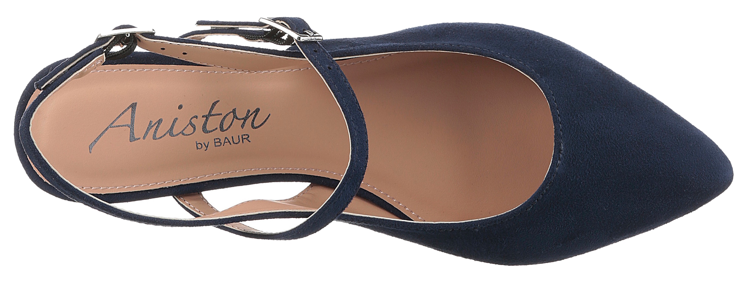 Aniston SHOES Slingpumps, Flat, Sommerschuh, Riemchensandale - neue KOLLEKTION, schmale Form