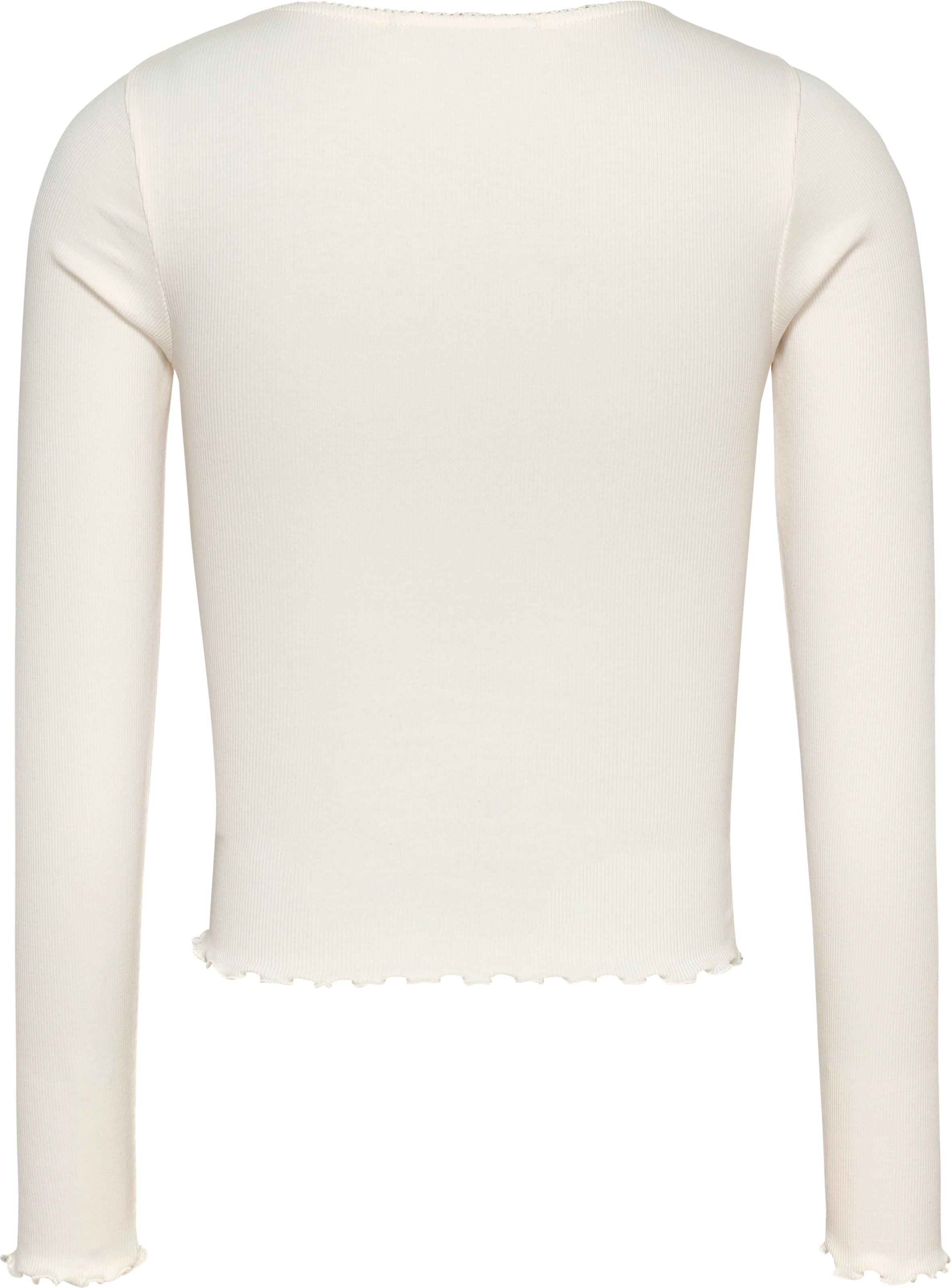 Tommy Jeans Langarmshirt »TJW SLIM SCALLOP«, mit Schleife