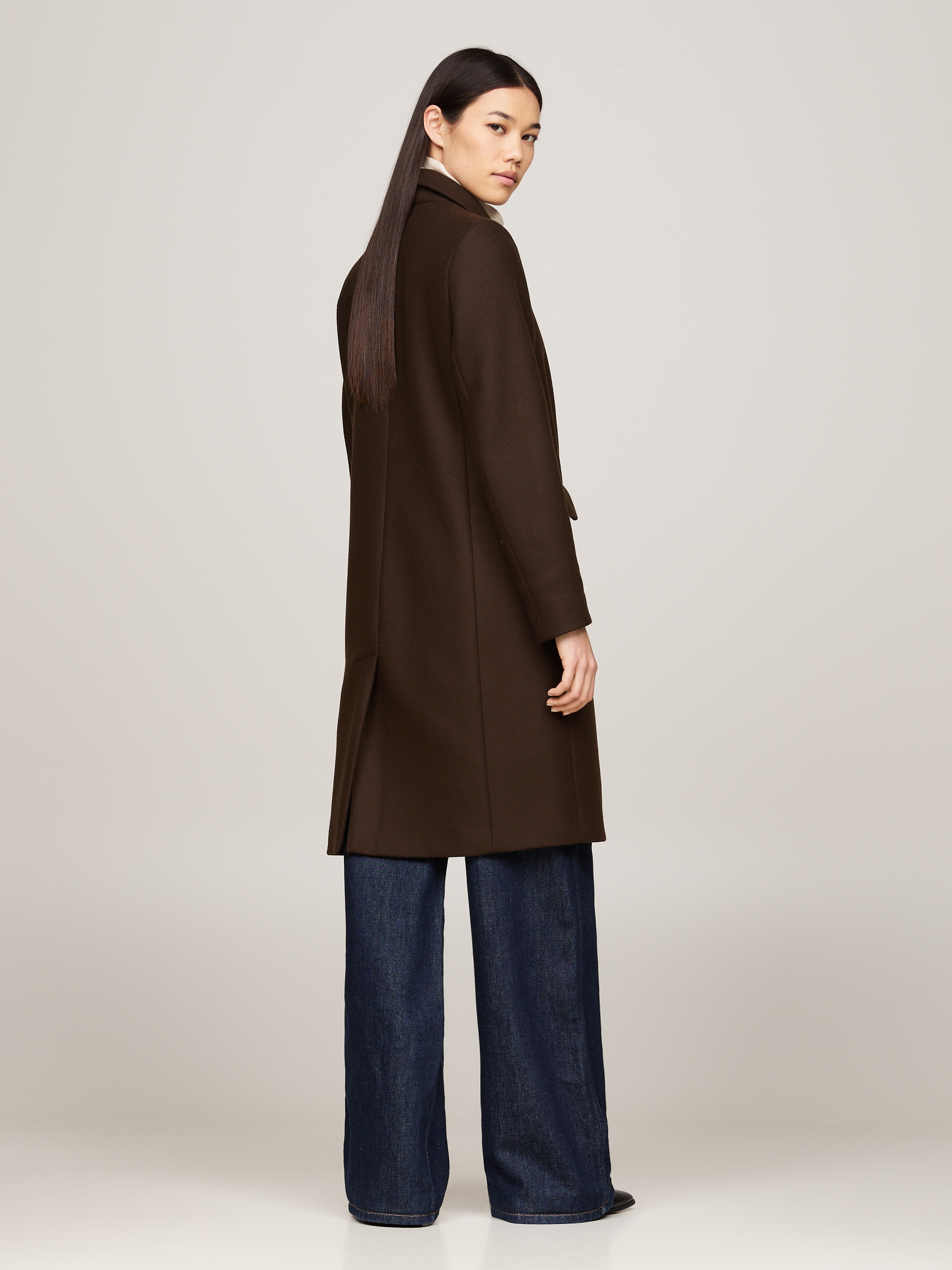 Tommy Hilfiger Langmantel, mit Logoprägung