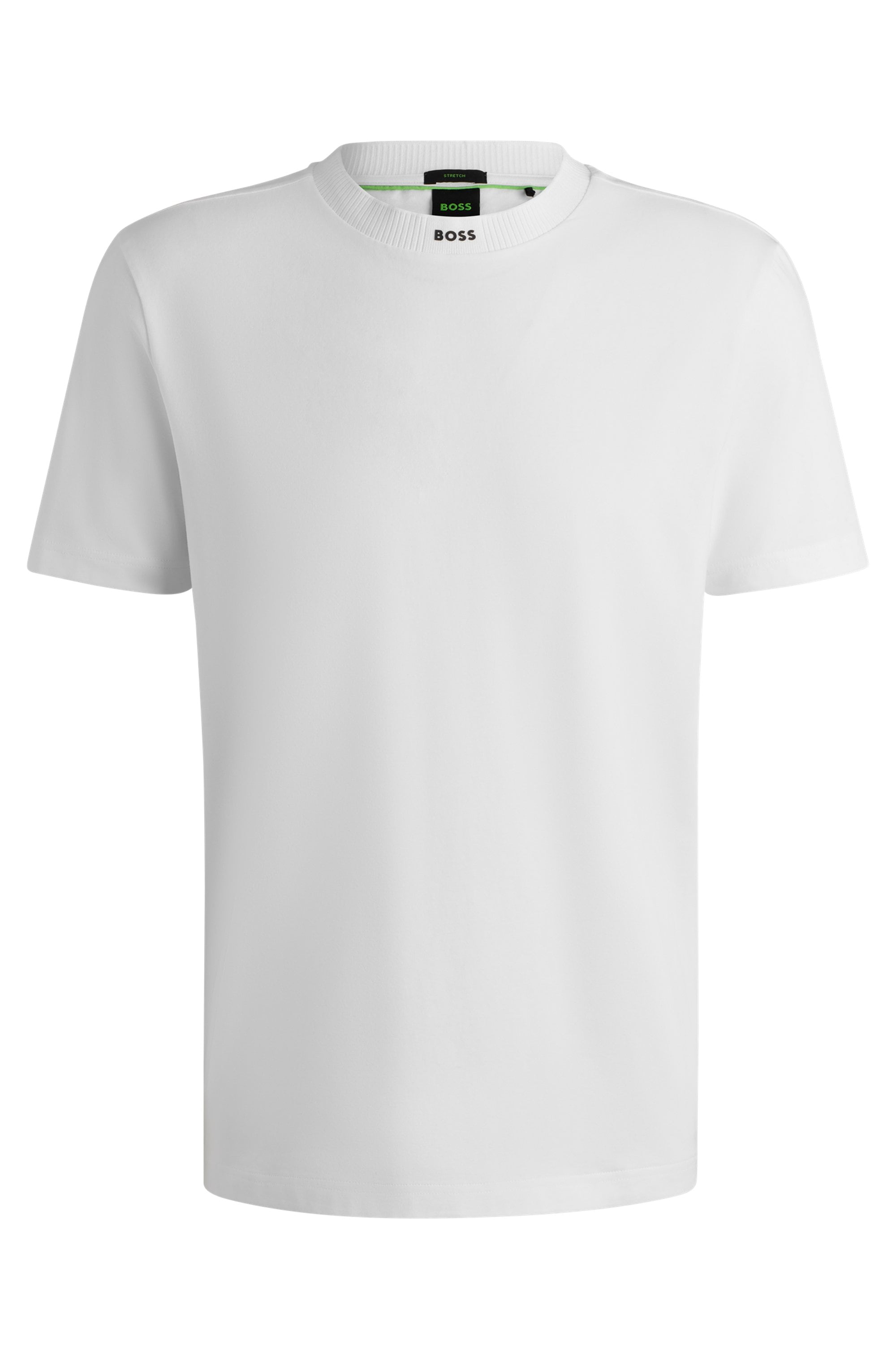 BOSS GREEN T-Shirt »Tee Rib«, mit Logo am Ausschnitt
