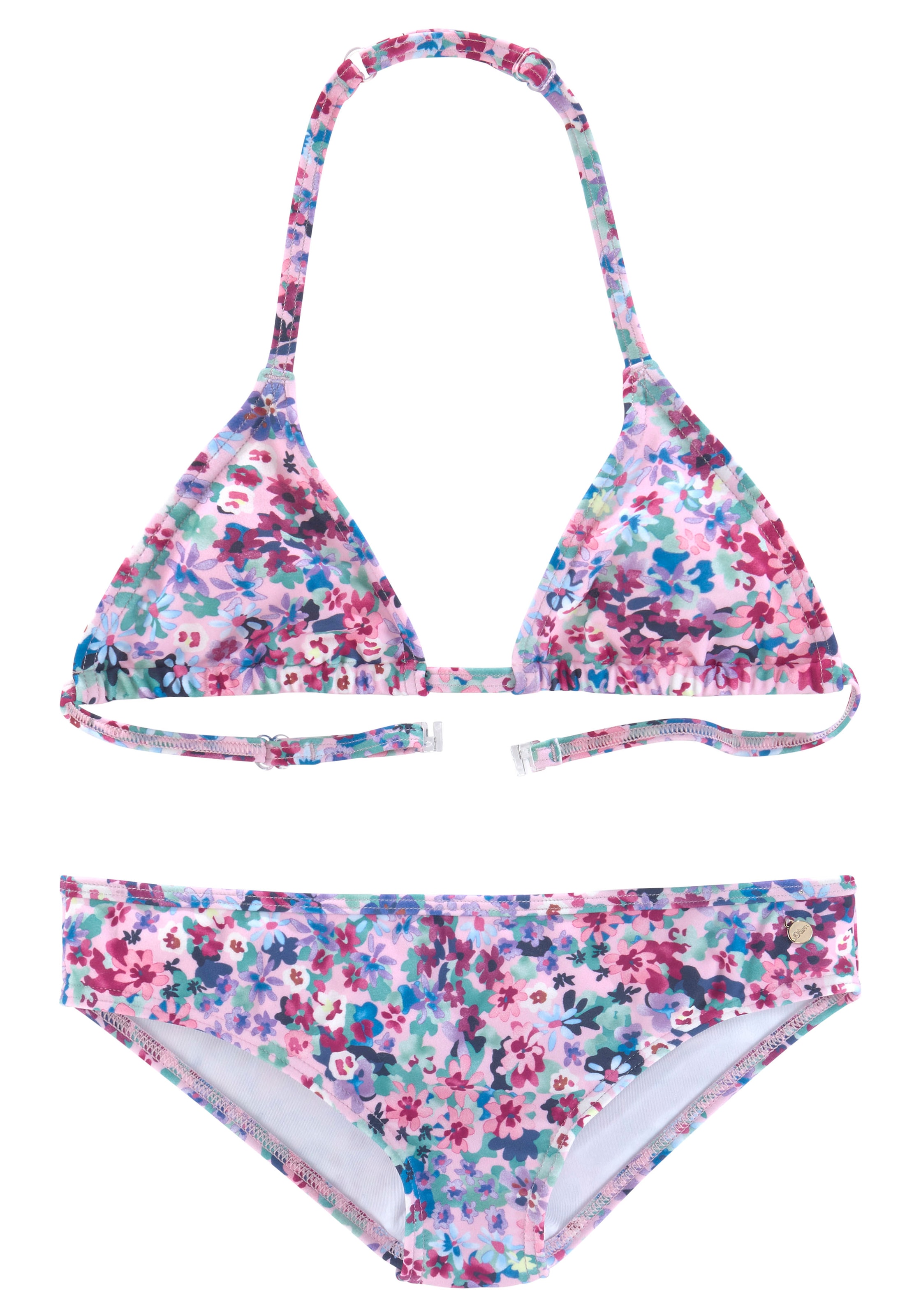 s.Oliver Triangel-Bikini, mit sommerlichem Blumendruck online bei OTTO