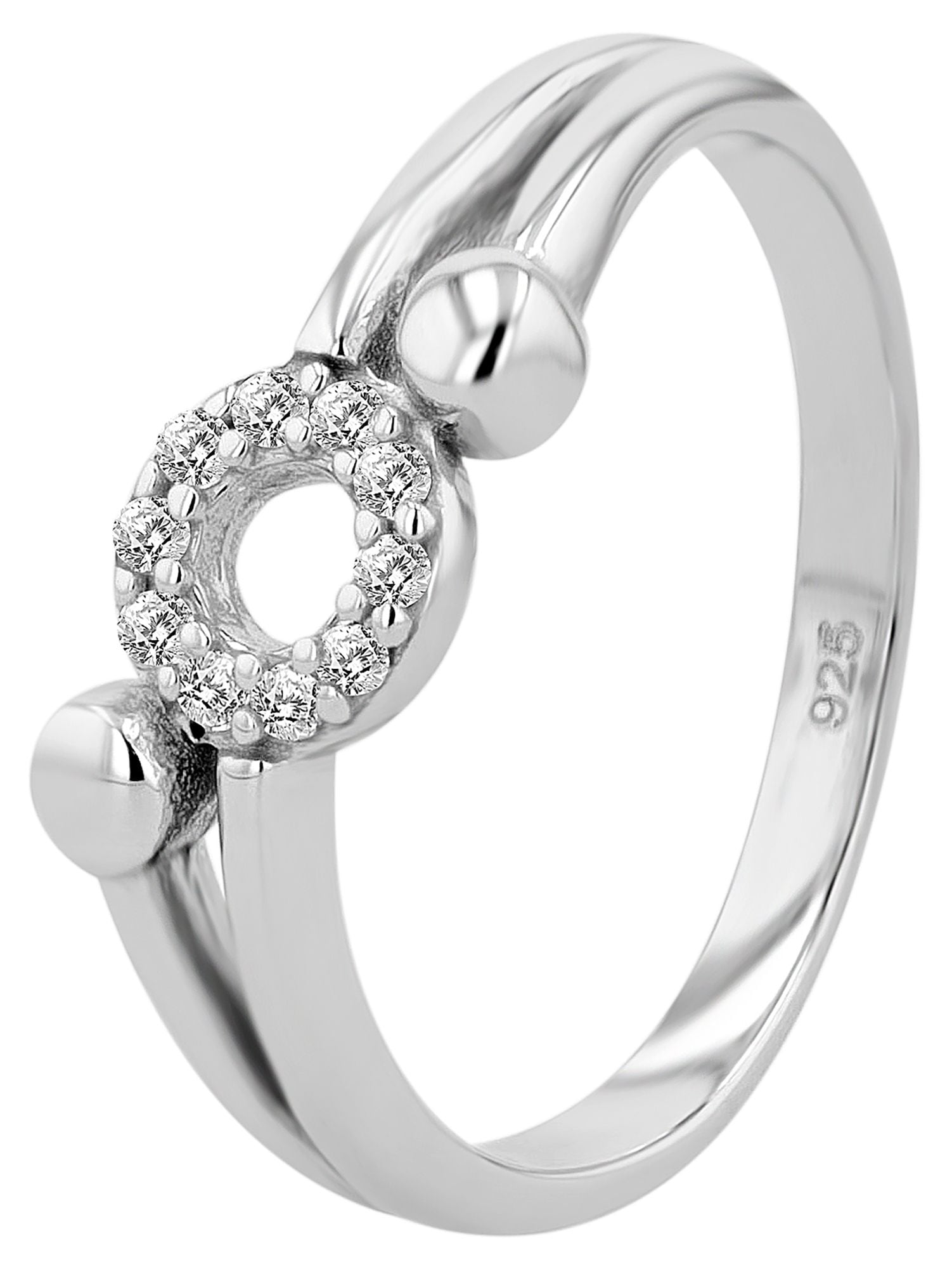 Adelia´s Fingerring »Damen Ring aus 925 Silber mit Zirkonia«
