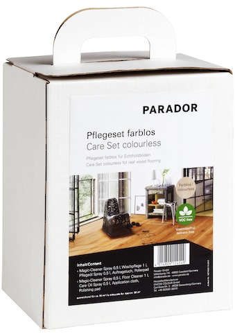 PARADOR Bodenpflegemittel »farblos Parkett«, (Set, 5 St.), für Echtholzböden kaufen