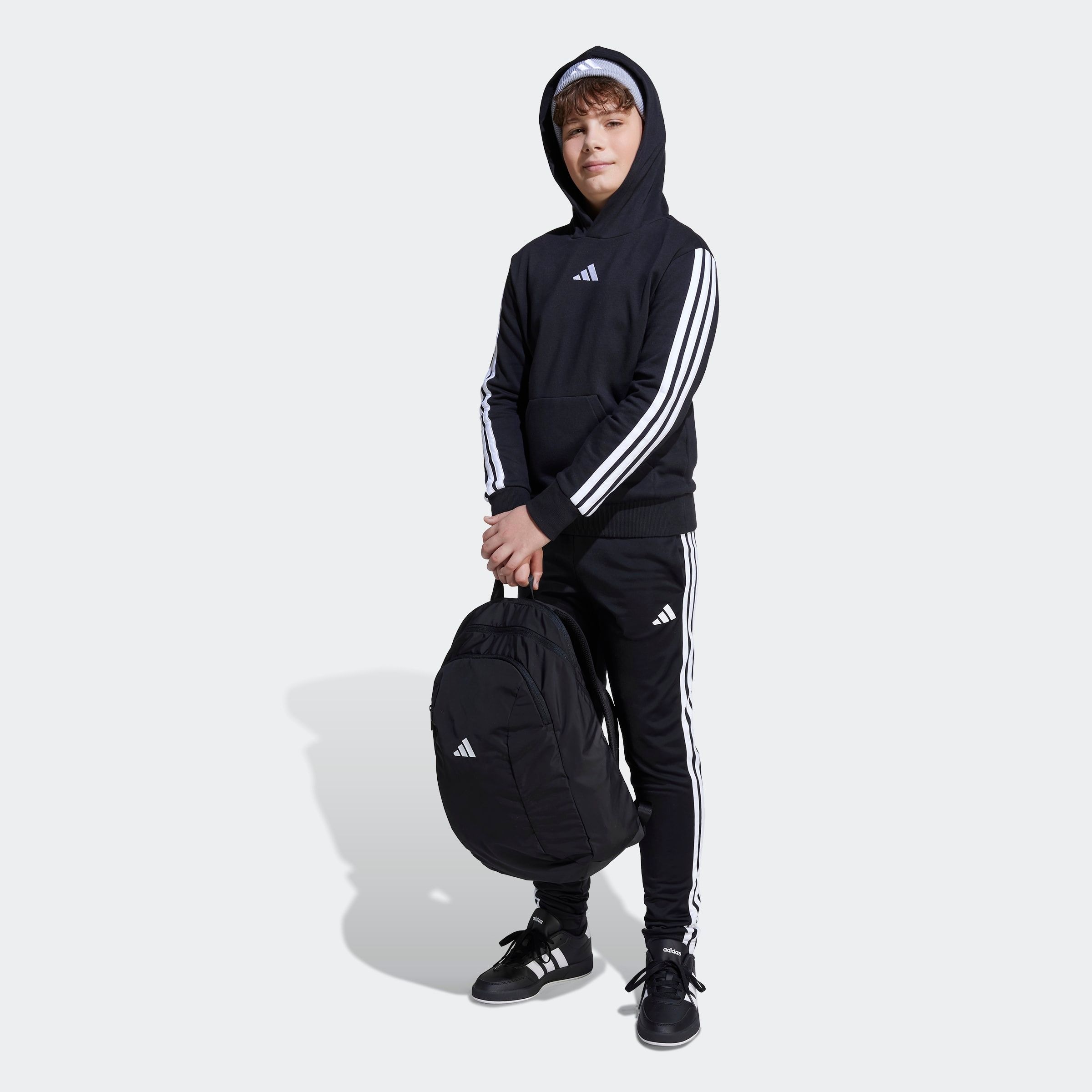 adidas Sportswear Kapuzensweatshirt »J 3S FL HD 225«
