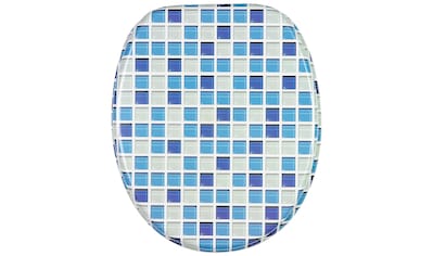 Sanilo WC-Sitz »Mosaik Blau«, mit Absenkautomatik kaufen
