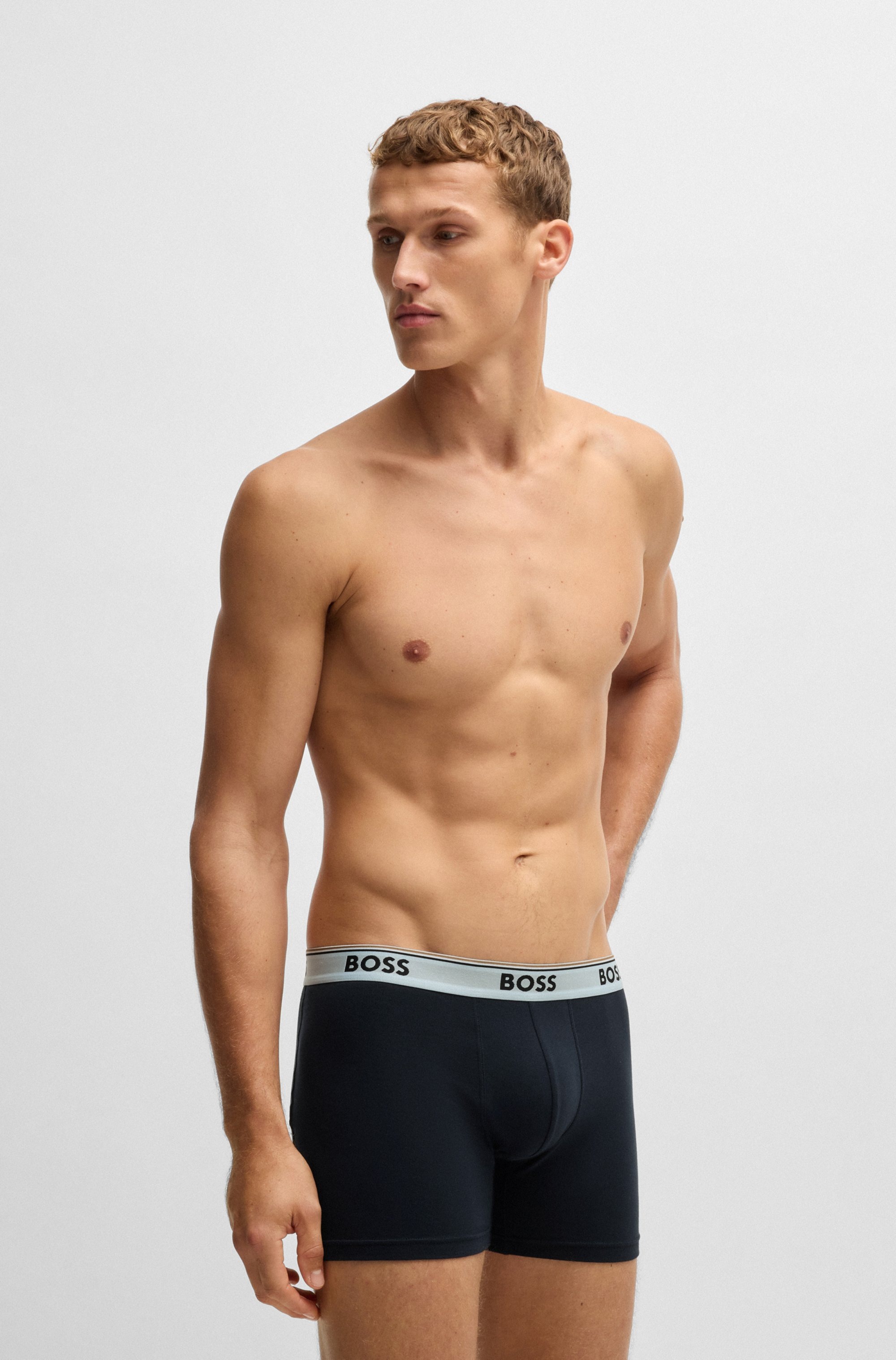 BOSS Boxershorts »BoxerBr 3P Power«, (3 St.)