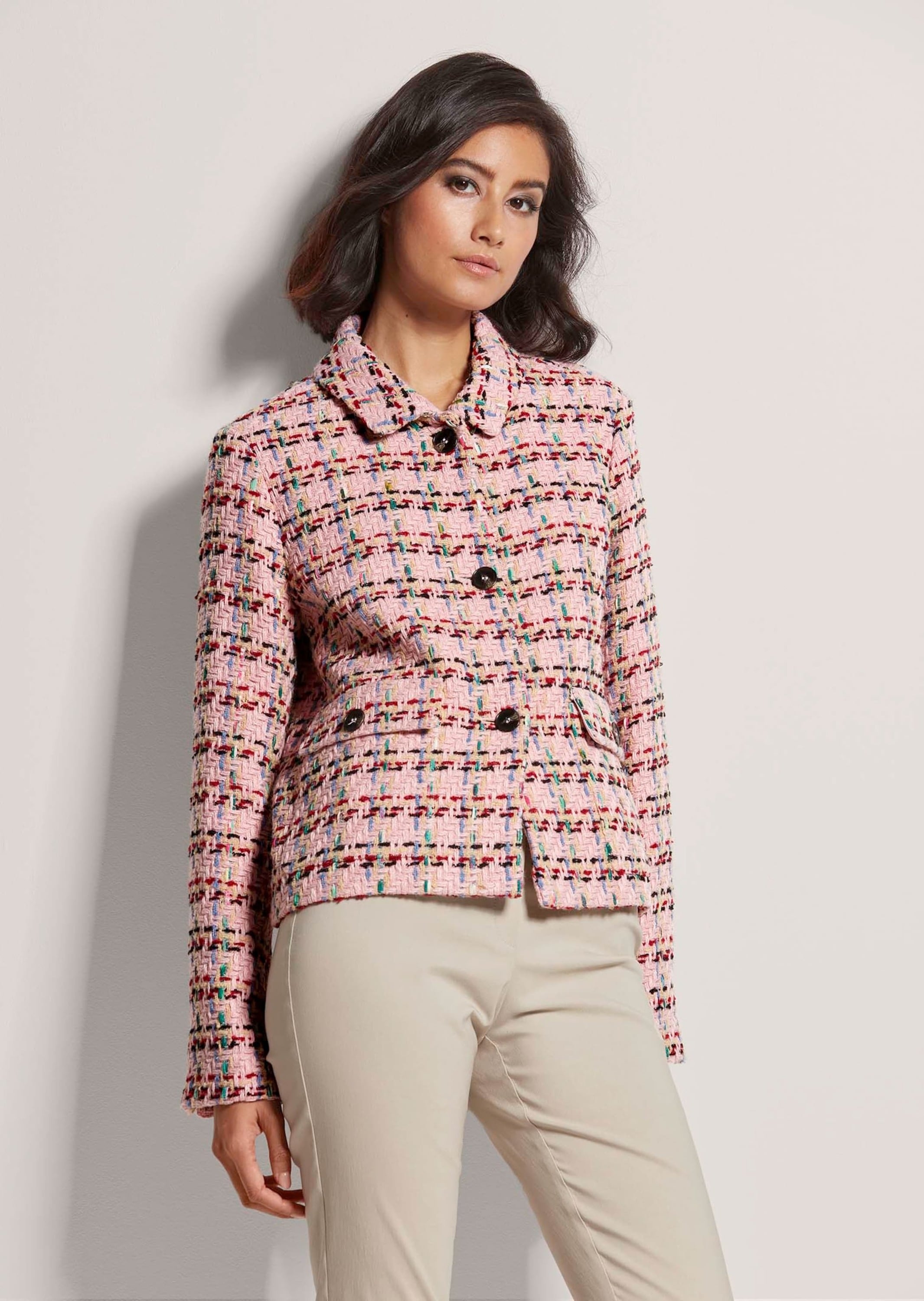 MADELEINE Kurzblazer »Blazer Kurzer Blazer mit Struktur«