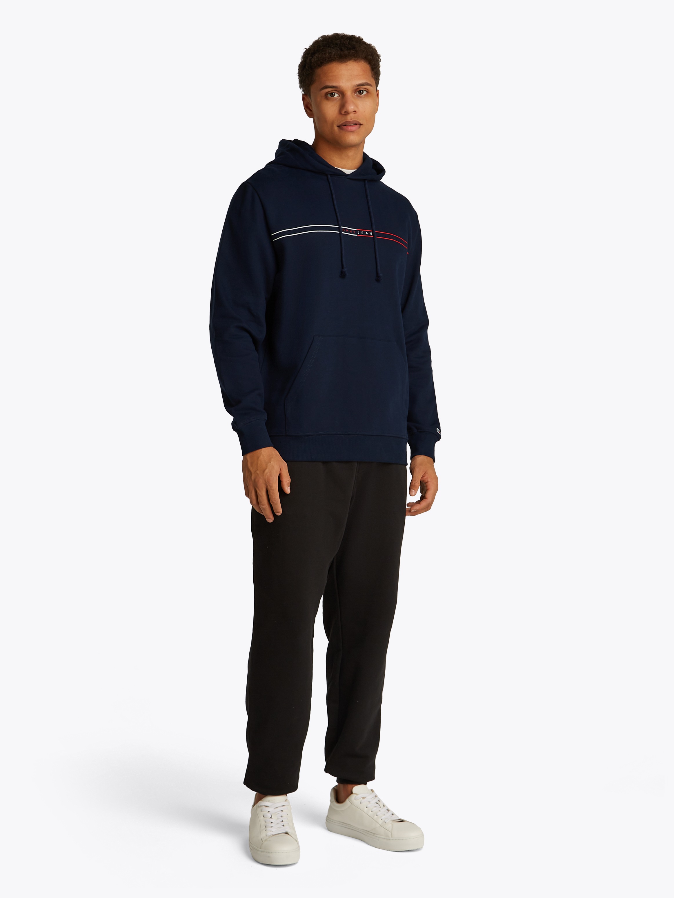 Tommy Jeans Plus Hoodie »TJM REG ENTRY GRAPHIC HOODIE EXT«, Mit Rundhalsausschnitt