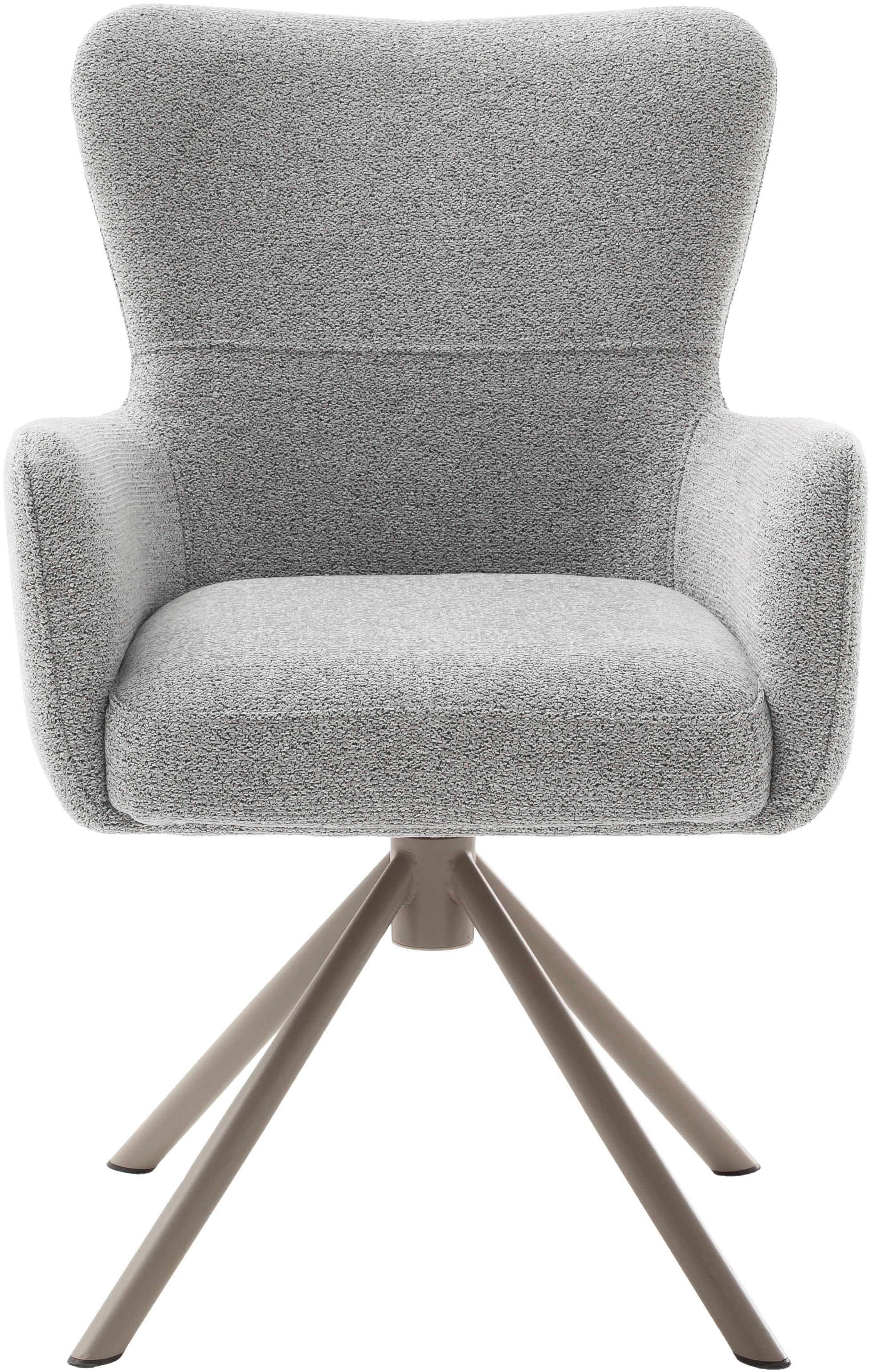 MCA furniture 4-Fußstuhl (Set) 2 Stk.Taschenfederkern, 360° drehbar