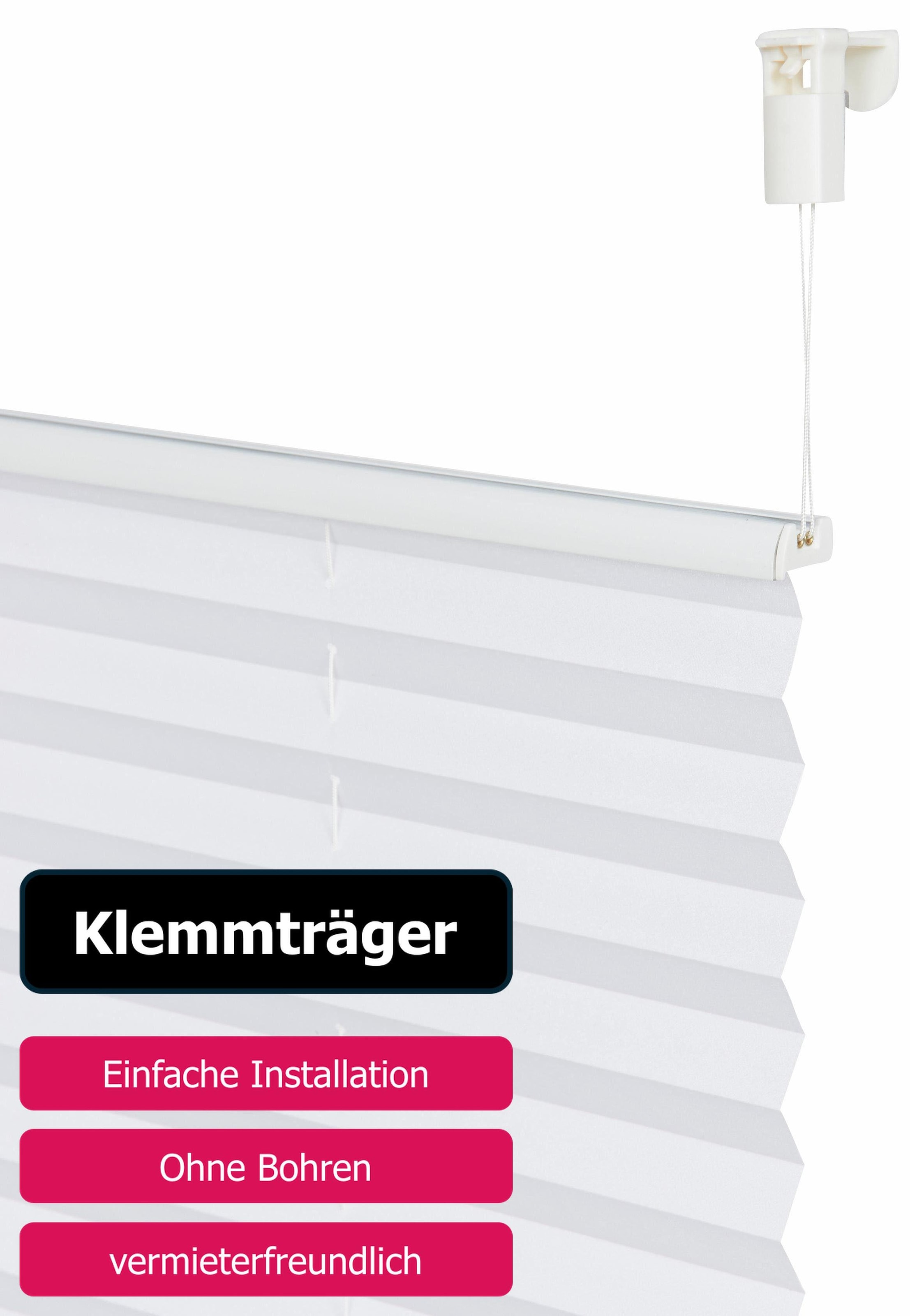 OTTO home Klemmträger »Montagezubehör-Set für Plissees der Marke Otto home« für Plissee, Ersatzteilset, weiß