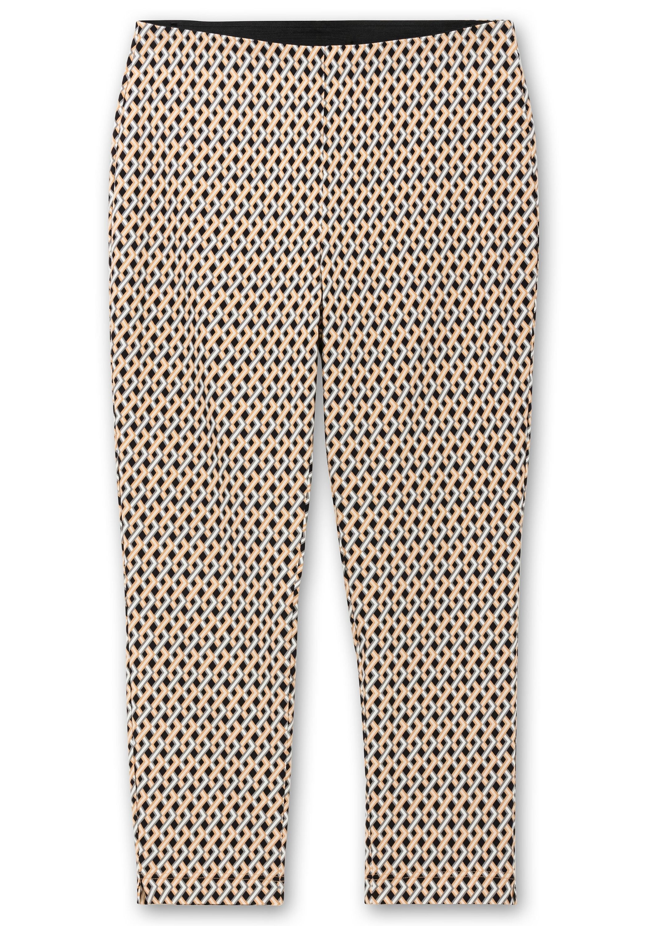 Sheego Schlupfhose »Schmale Hose mit Grafik-Alloverprint«