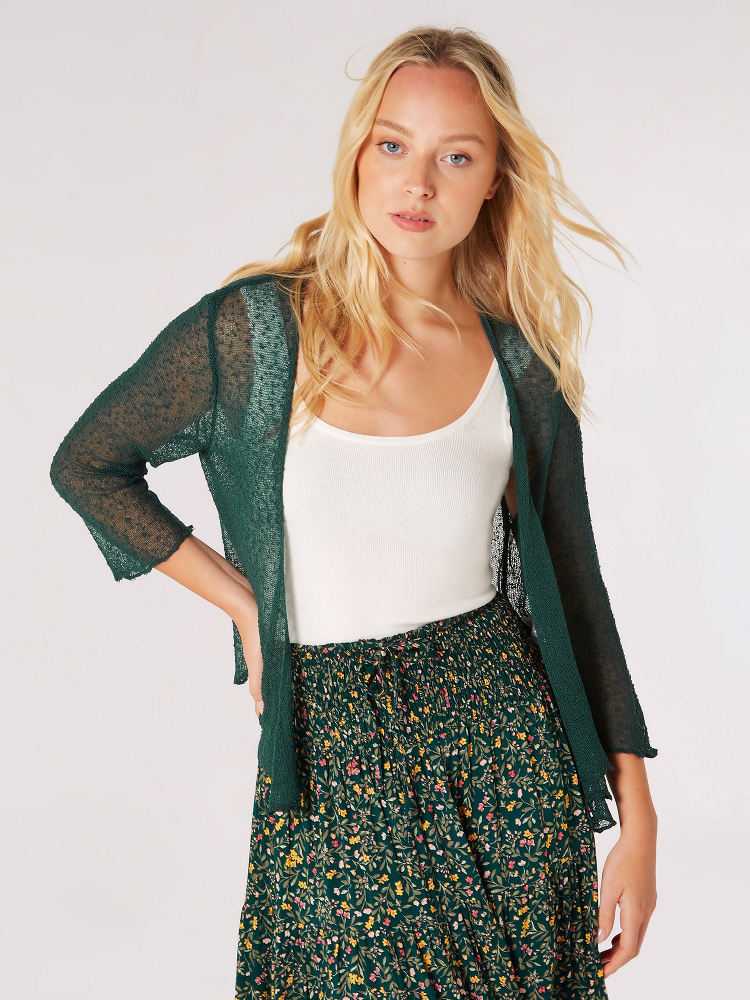 Apricot Strickcape »Strickjacke« Nicht angegeben, 1 im semitransparenten Design
