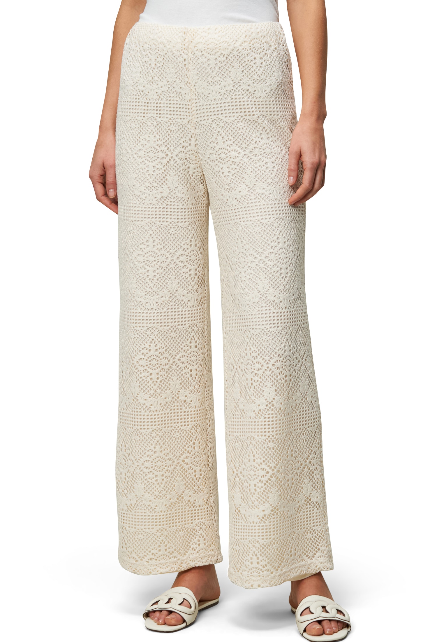 Zero Stoffhose »Spitzenhose mit weitem Bein 30 Inch«