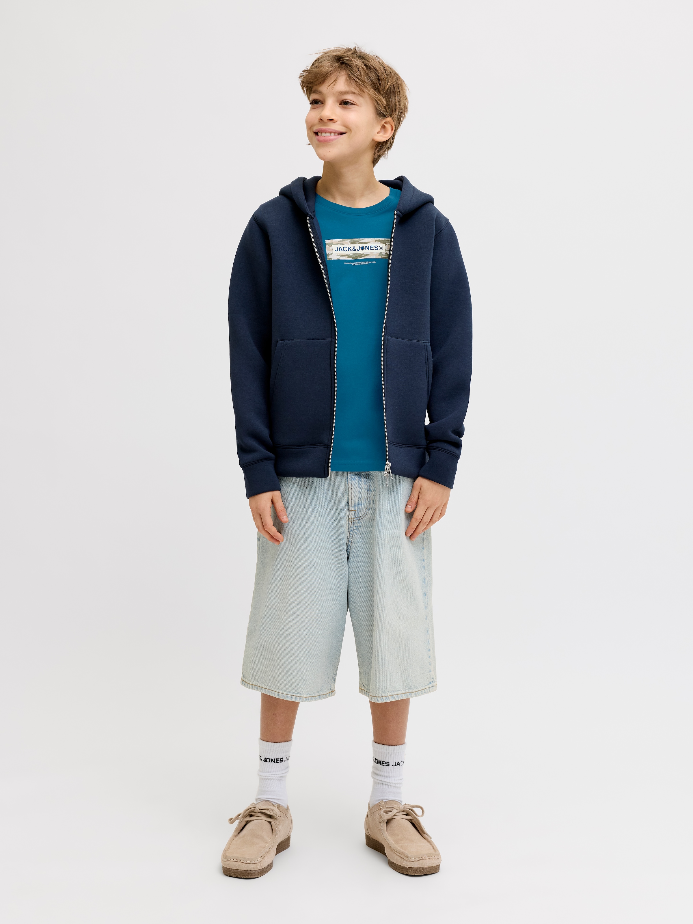 Jack & Jones Junior T-Shirt »JCOBREEZE BRANDED TEE SS CN FST JNR«
