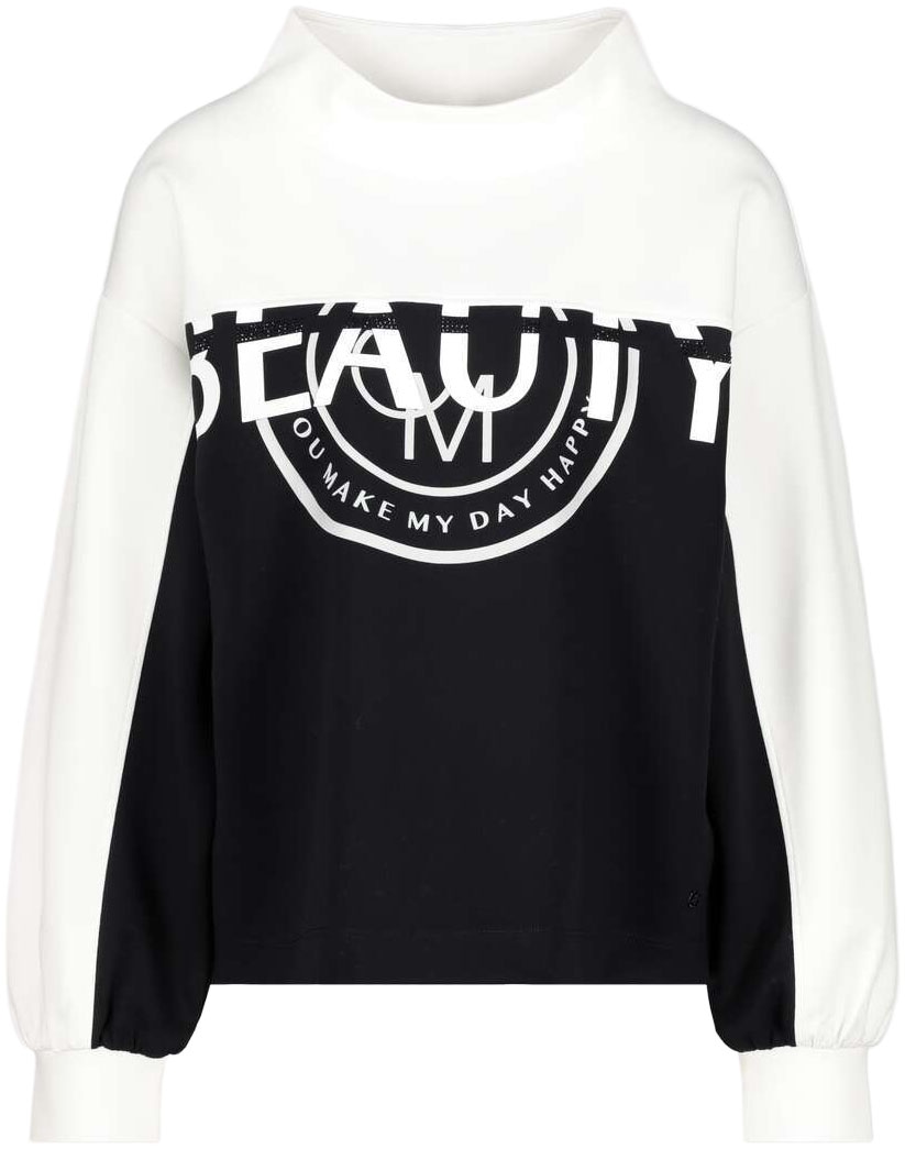 Monari Sweatshirt »Sweatshirt Colorblock«, Regular fit mit Rundhalsausschnitt