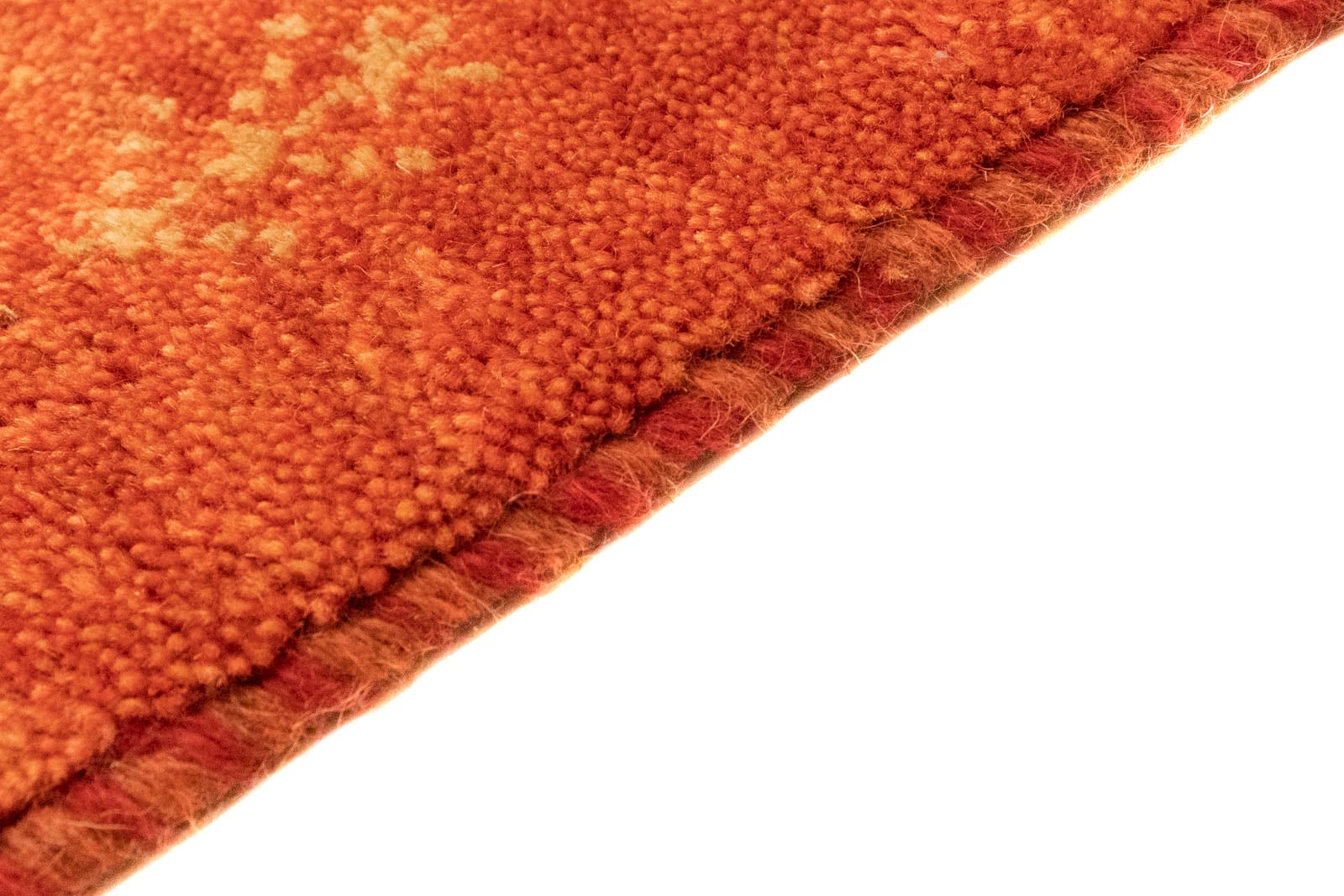 morgenland Wollteppich »Gabbeh bei rost«, Teppich handgeknüpft handgeknüpft rechteckig, OTTO