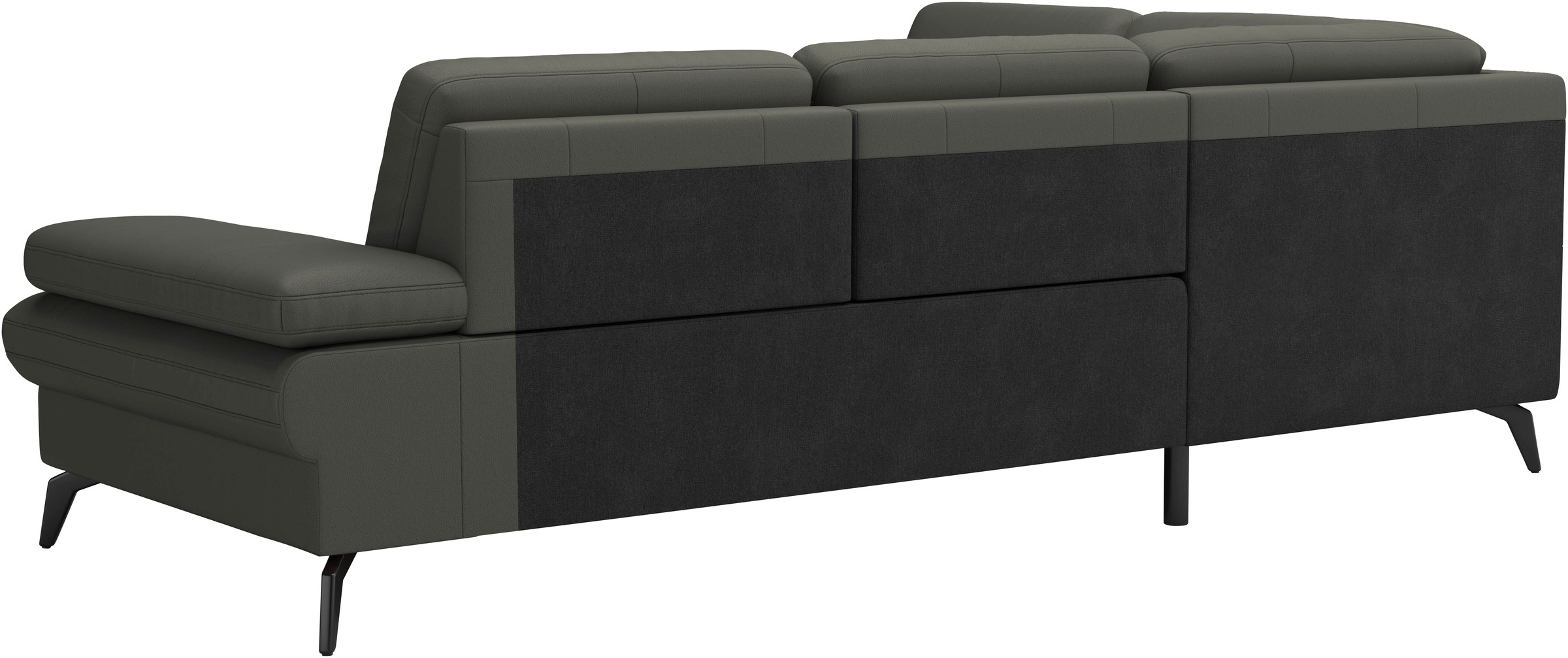 sit&more Ecksofa »Morris L-Form, inkl. Sitztiefenverstellung«, wahlweise mit Armteilverstellung, Bettfunktion & Bettkasten