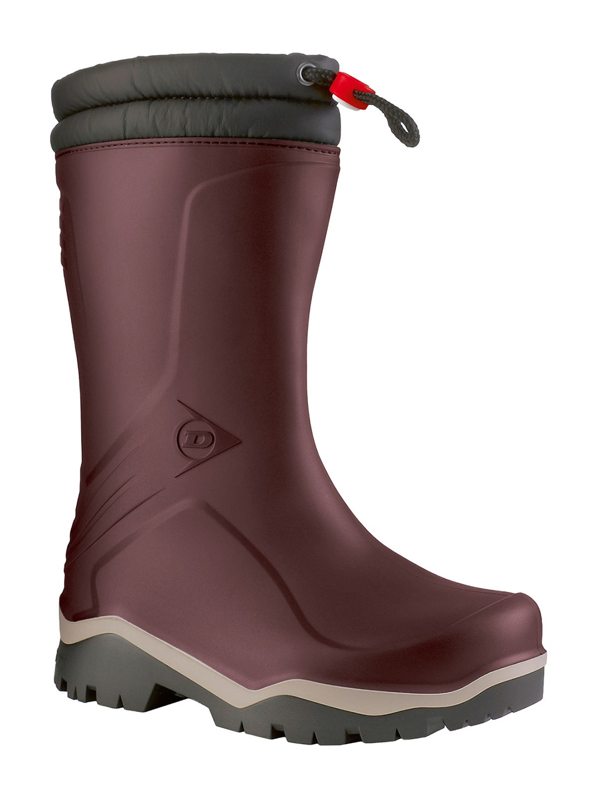 Dunlop Gummistiefel »Stiefel MK0KV45 Kids Blizzard Burgunderrot/Grau/Schwarz«