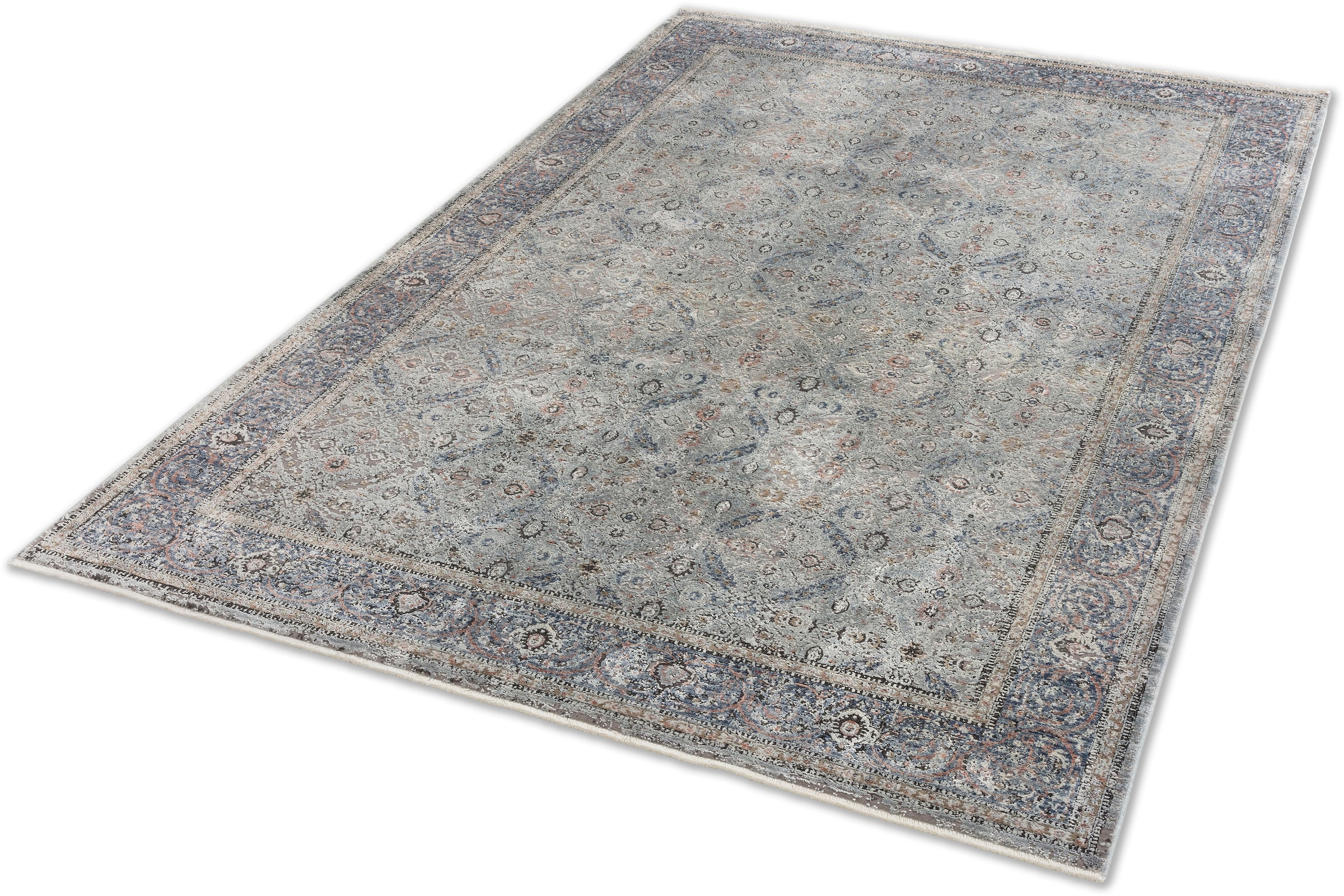 ASTRA Teppich »Scala 6621 222«, rechteckig, 7 mm Höhe, eleganter seidiger Flor, Viskoseteppich, Orient Optik