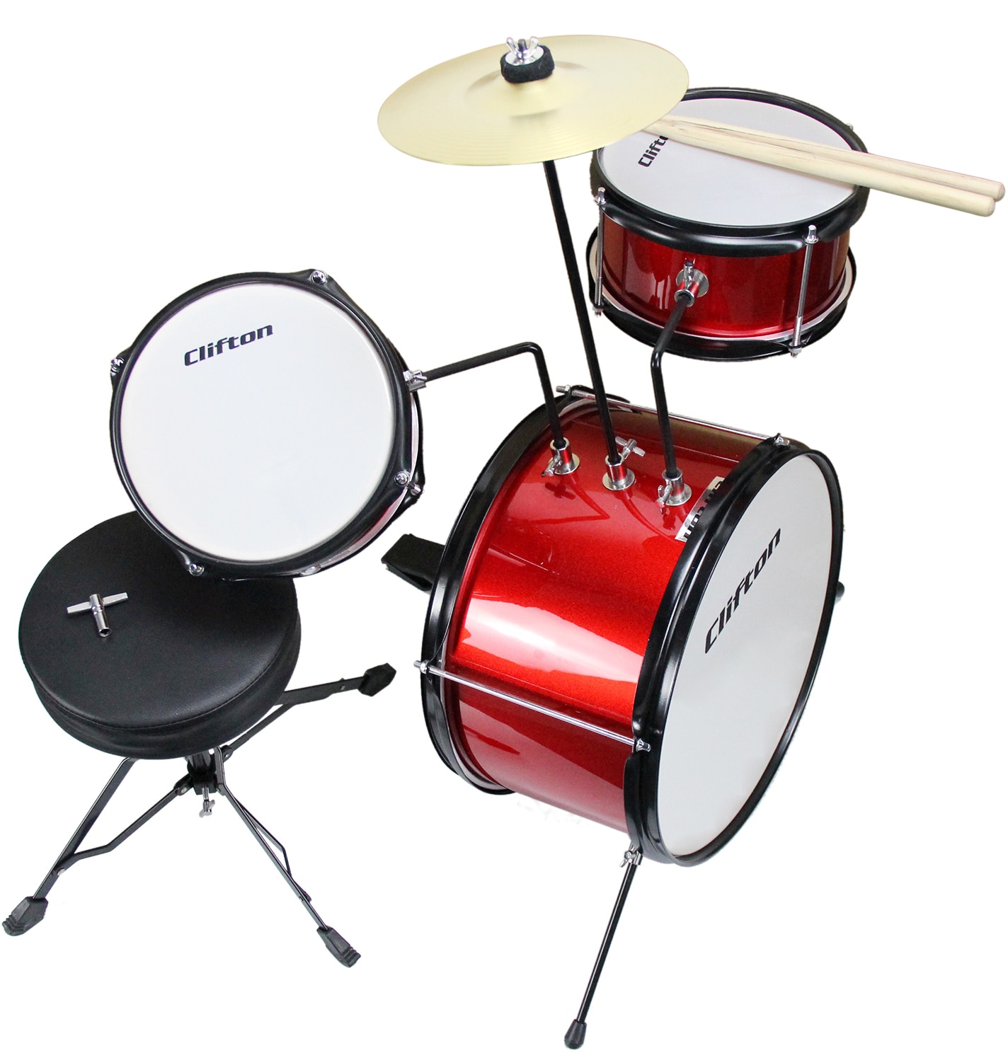 Clifton Kinderschlagzeug »Junior Drum, rot«