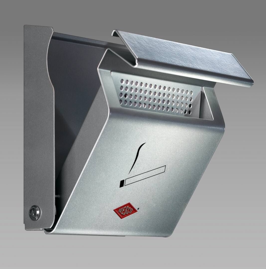 WESCO Aschekasten »Wandascher, abschließbar mit Dreikant-Verriegelung« 1 Behälter Schlüssel im Lieferumfang enthalten