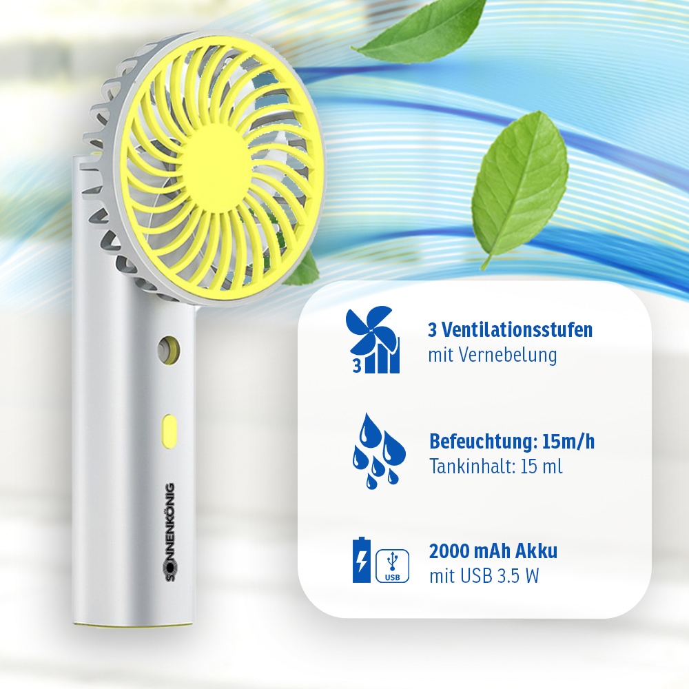 Sonnenkönig Handventilator »Air Fresh mini schwarz«