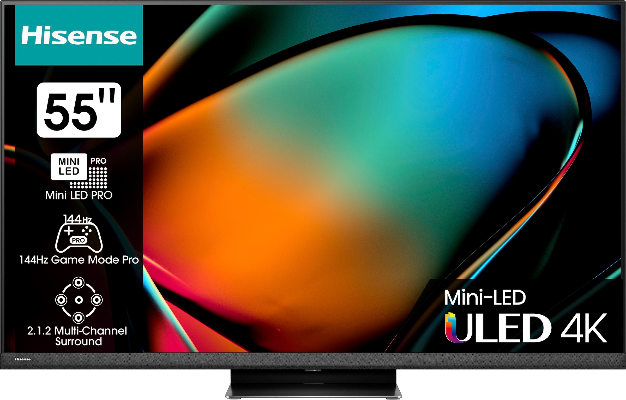 Hisense Mini-LED-Fernseher, 139 cm/55 Zoll, 4K Ultra HD, Smart-TV