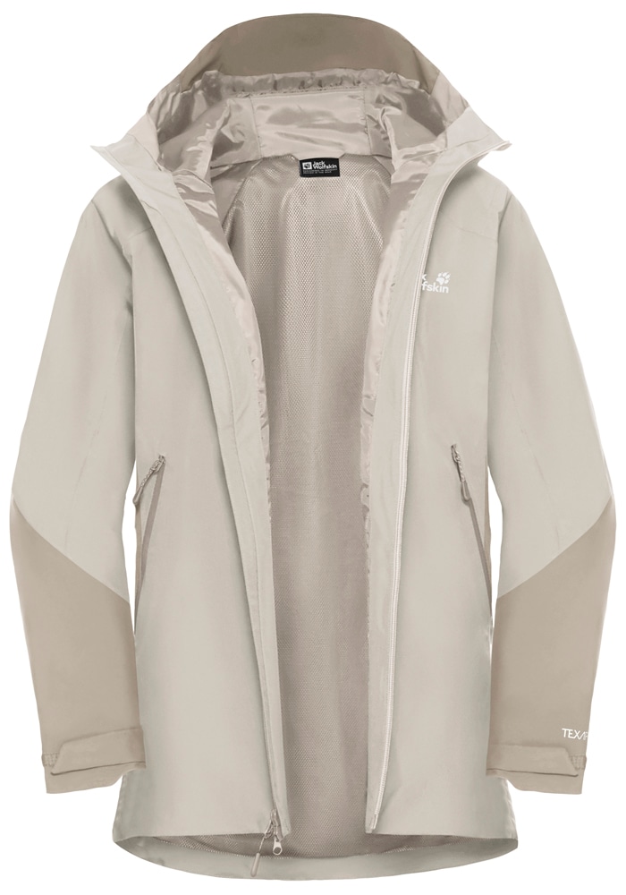 Jack Wolfskin Funktionsjacke »UNBOUND ADVENTURE 2L JKT W«, mit Kapuze