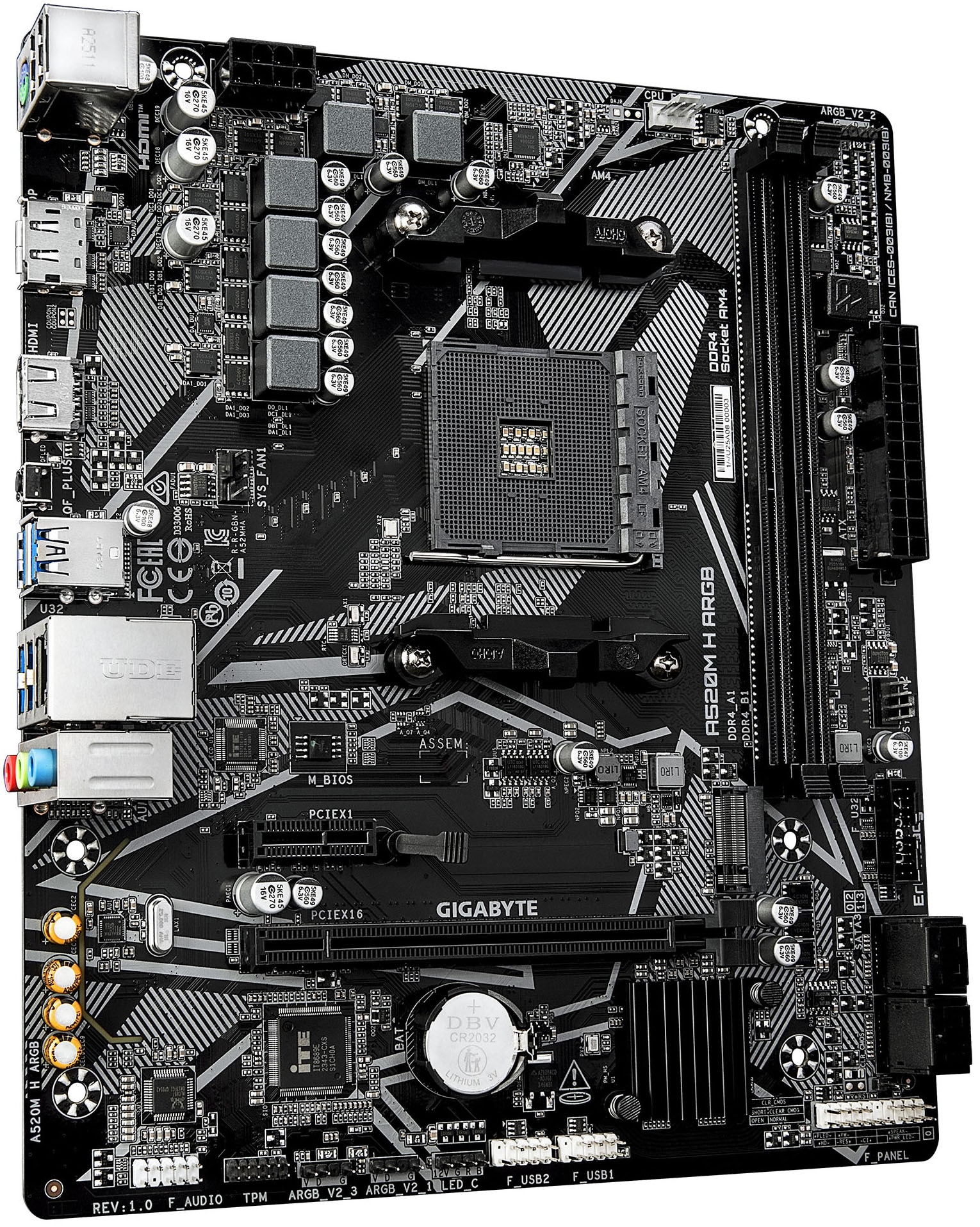 Gigabyte Mainboard »A520M H ARGB«