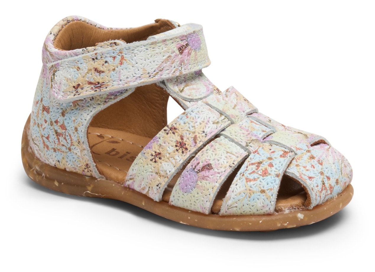 Sandale »carly«, Sommerschuh, Klettschuh, Sandalette, mit allover Blütenprint