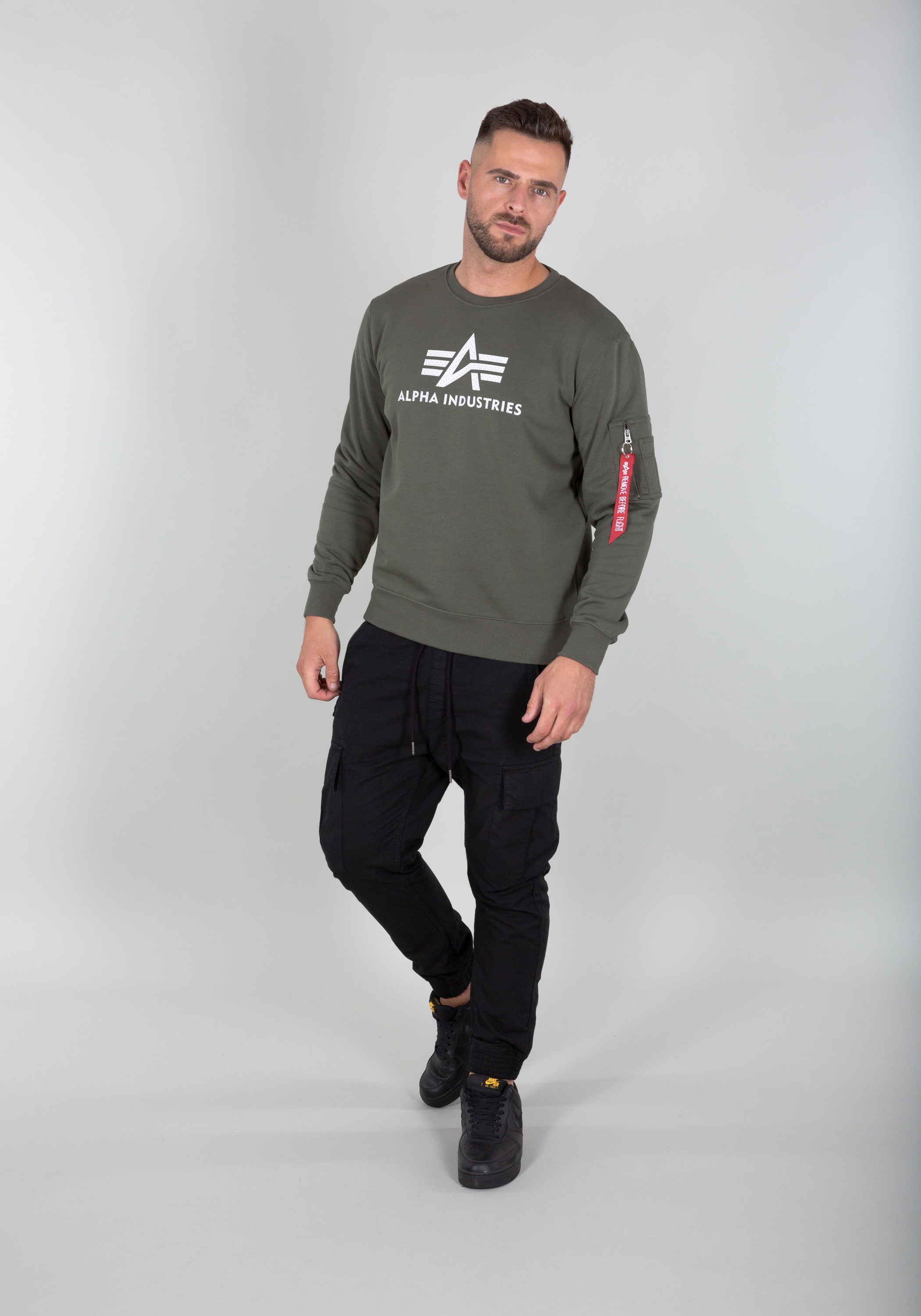 Alpha Industries Sweater »Alpha Industries Men - Sweatshirts 3D Logo Sweater II«