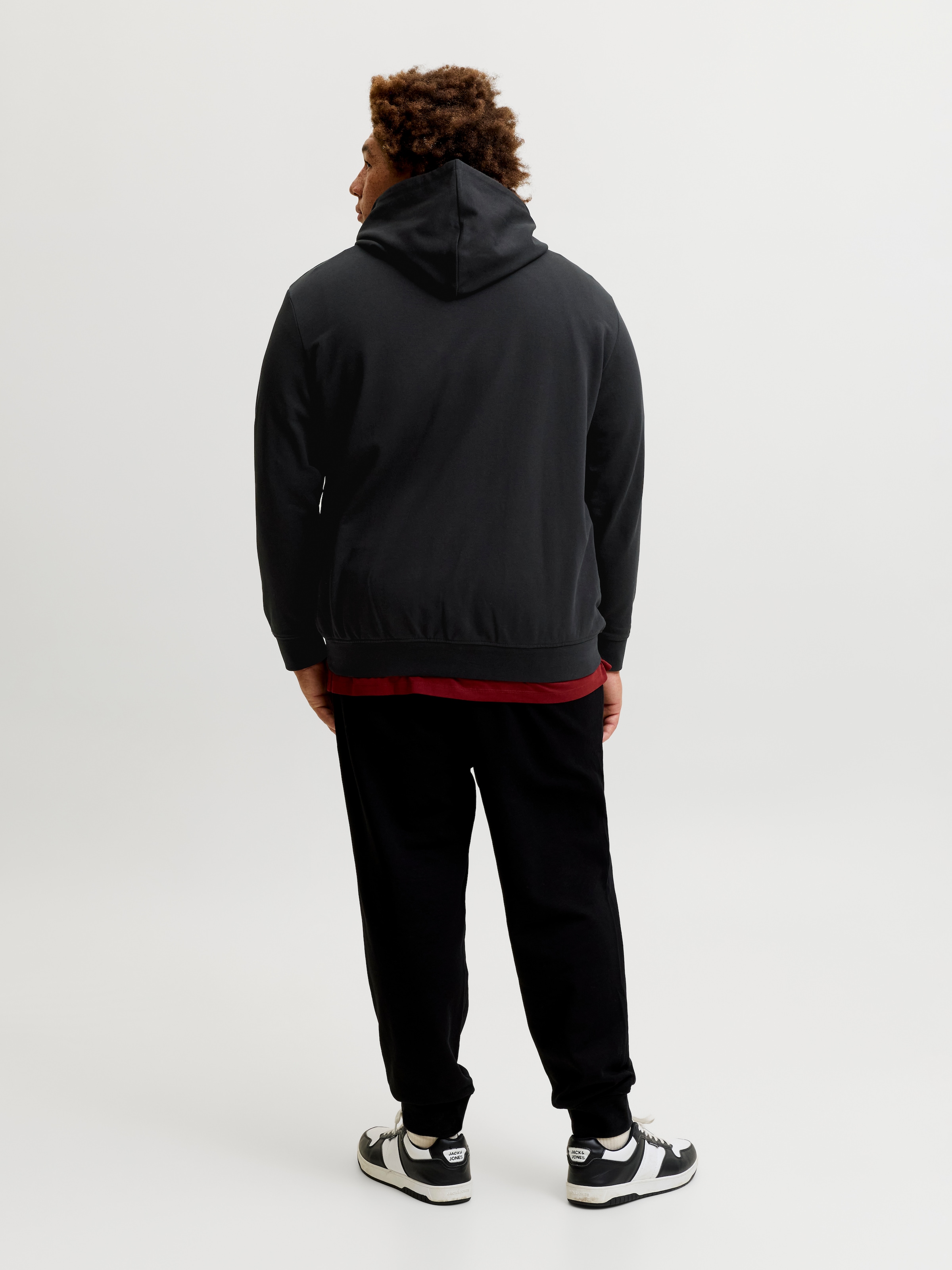 Jack & Jones PlusSize Kapuzensweatshirt »JJEARCHIVE GRAPHIC SWEAT HOOD SN PLS«, Baumwollmischung, regular fit
