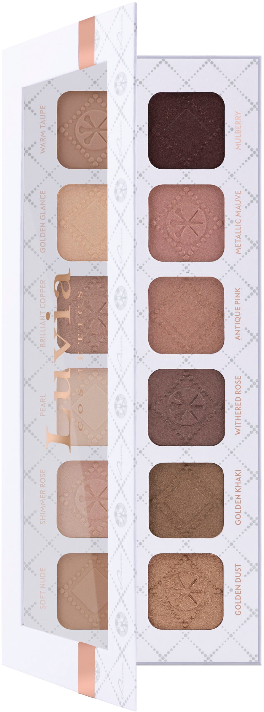 Luvia Cosmetics Lidschatten-Palette »Endless Nude Shades Vol.1«, Vegane Lidschatten-Palette