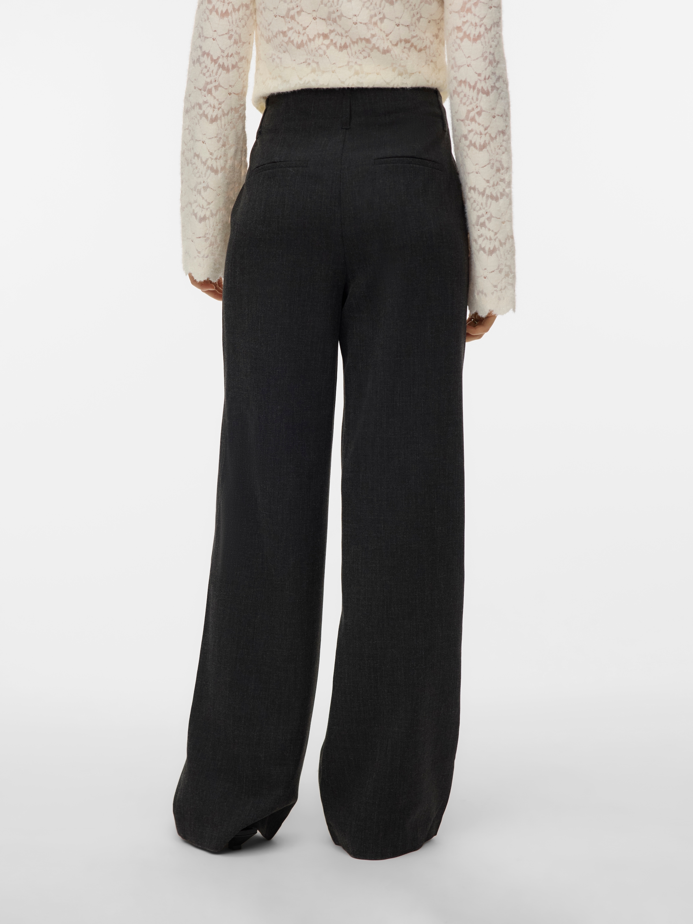 Vero Moda Anzughose »VMBESTIE HW WIDE PANT NOOS«  Materialmix, weite Form, mit Stretch