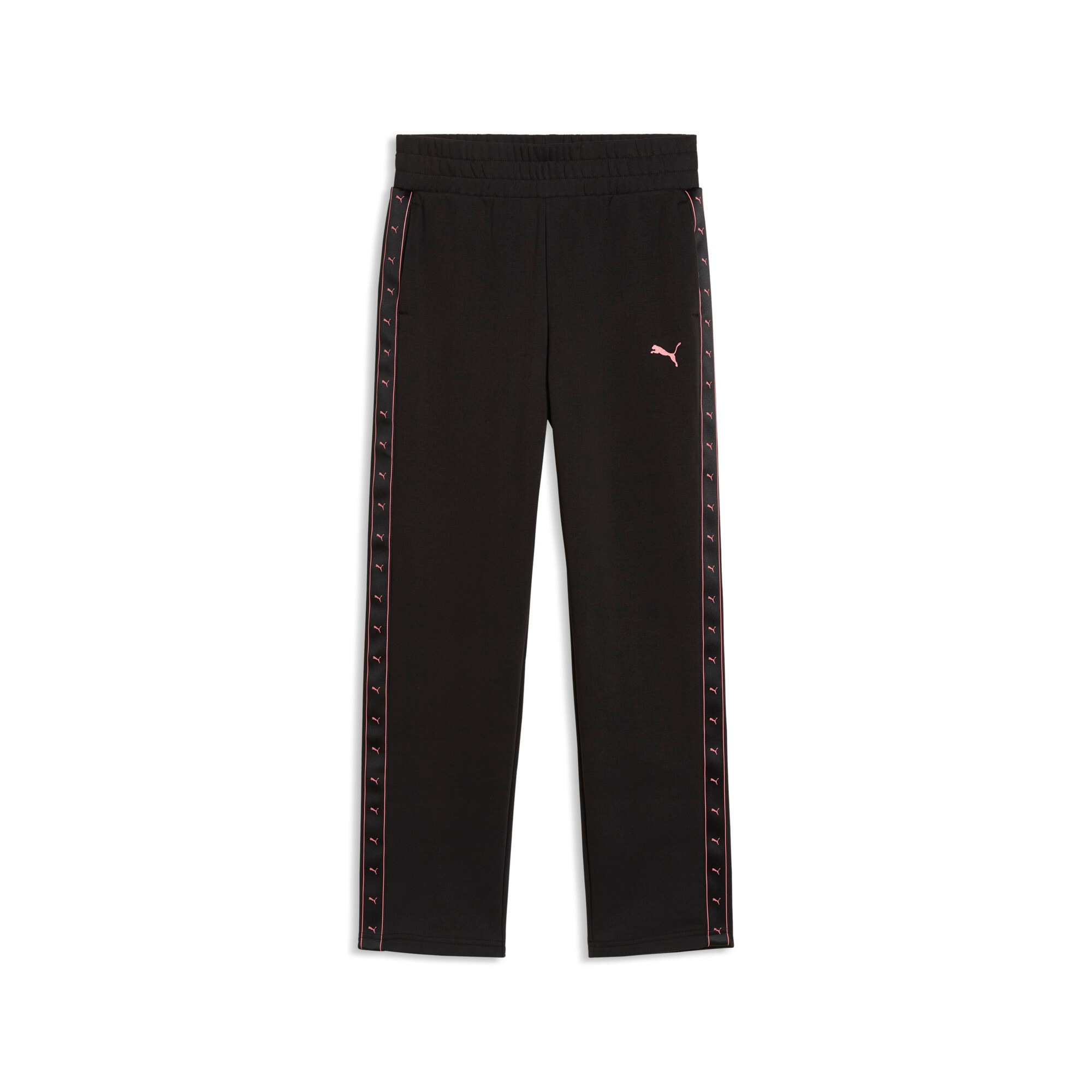 PUMA Trainingshose »ESS TAPE HIGH WAIST RELAXED SWEATPANTS TR G«  aus Baumwollmischung, mit Eingrifftaschen, sportlicher Stil