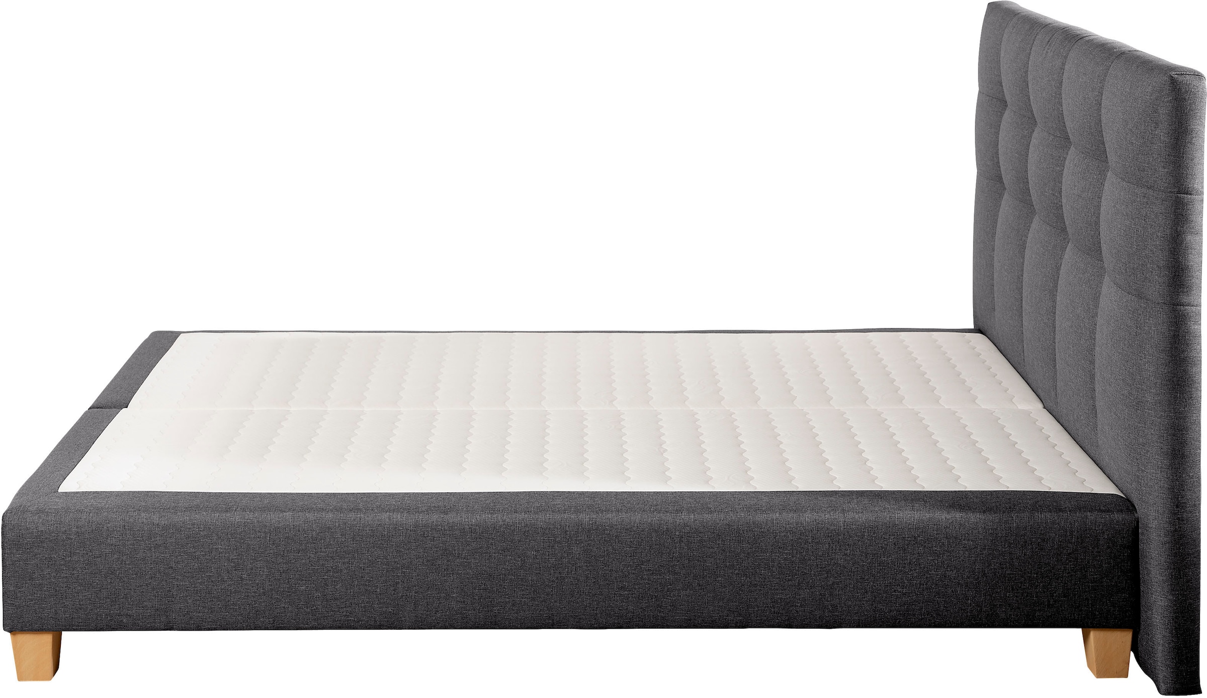 Home affaire Boxspringbett »Moulay«, inkl. Topper, in Überlänge 220 cm, 3 Härtegrade, auch in H4