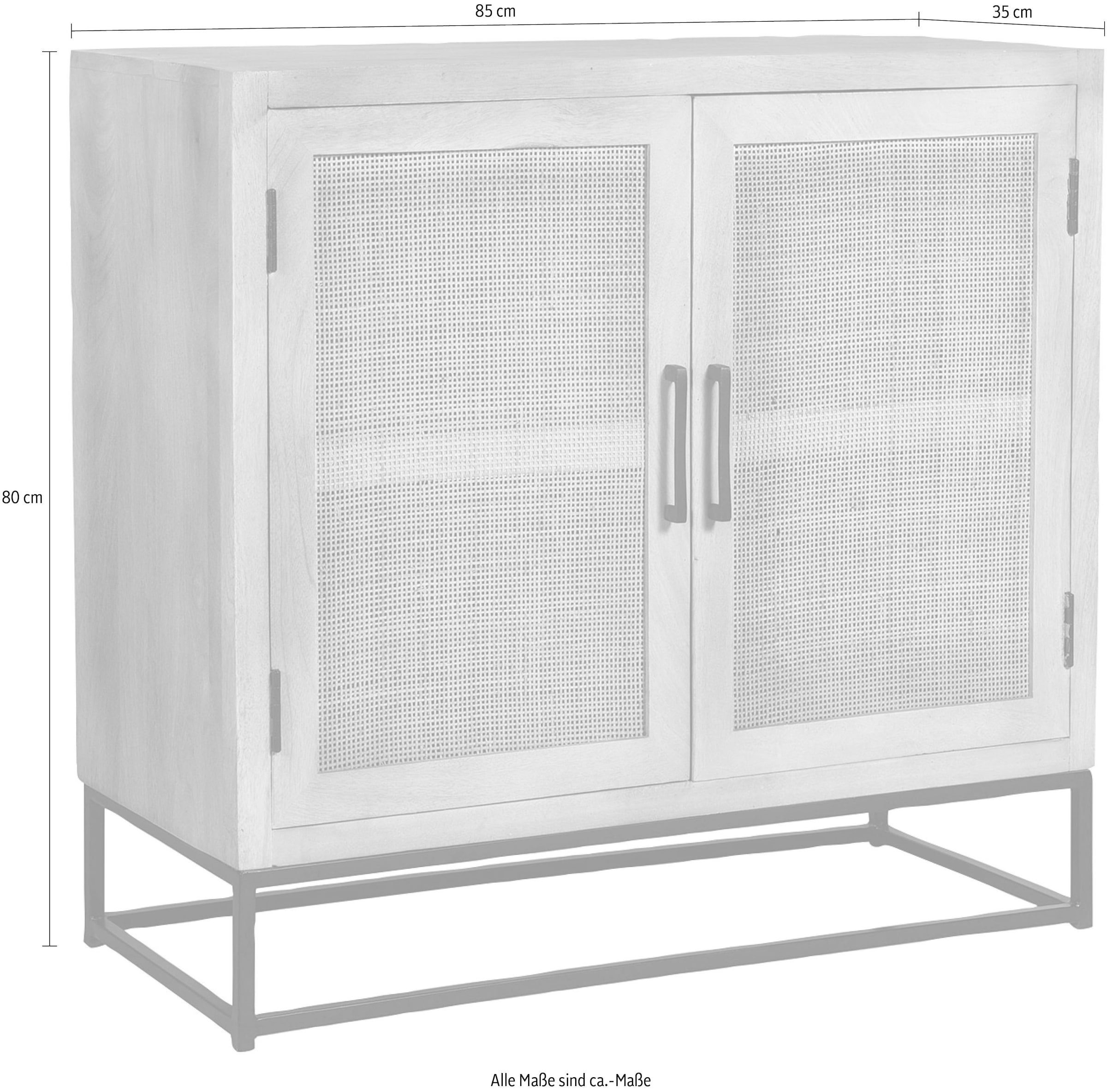 SIT Kommode Mit Einsatz aus Rattangeflecht
