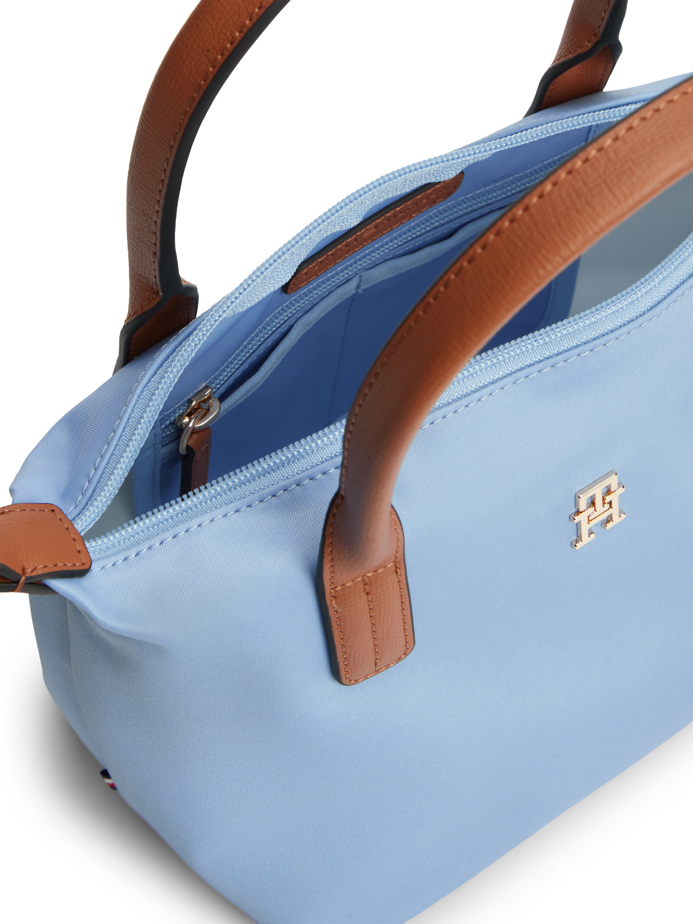 Tommy Hilfiger Tragetasche »POPETTE MINI TOTE« Damen Umhängetasche, Minibag mit abnehmbarem Umhängeriemen